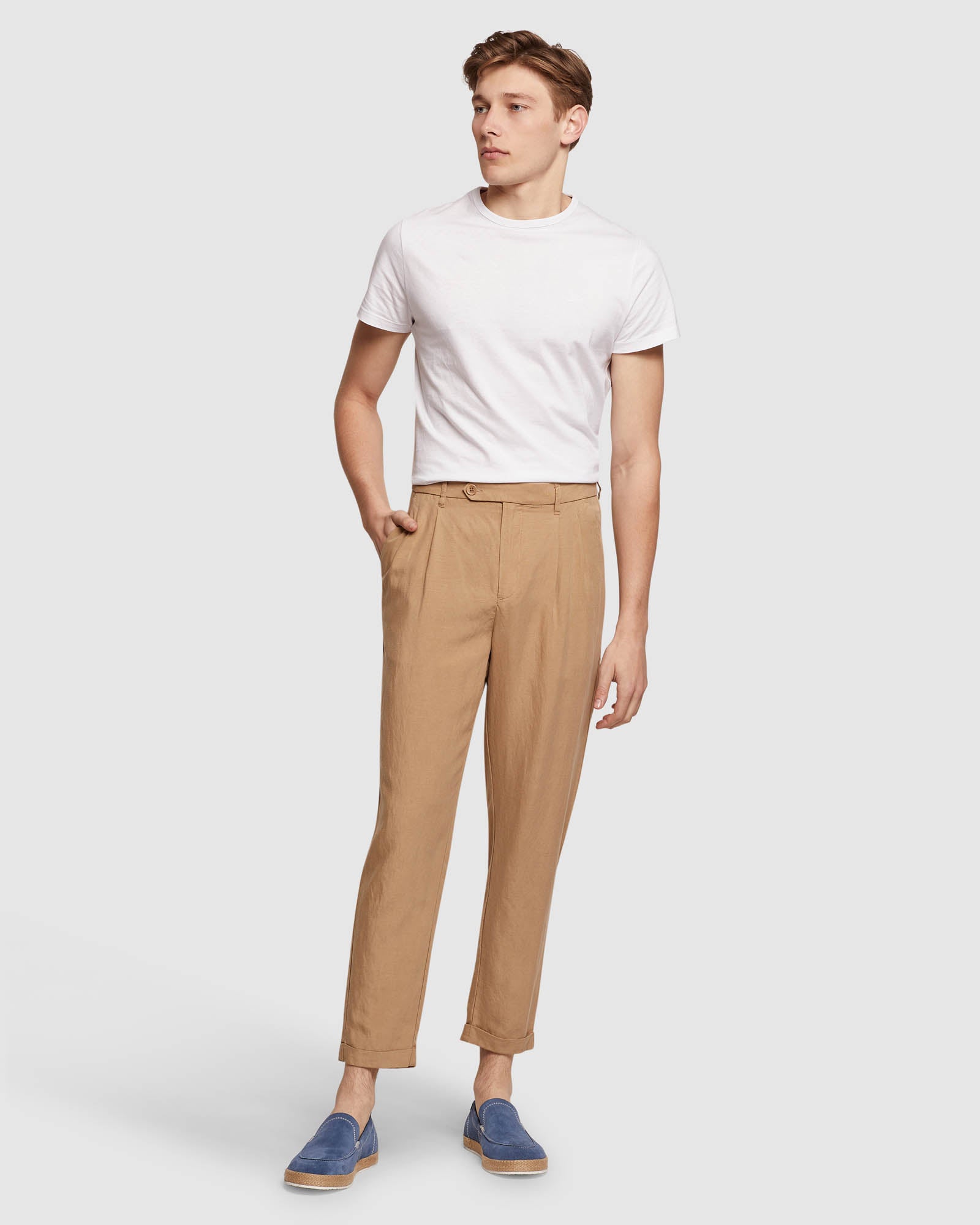 GARRAD TENCEL LINEN CASUAL PANTS