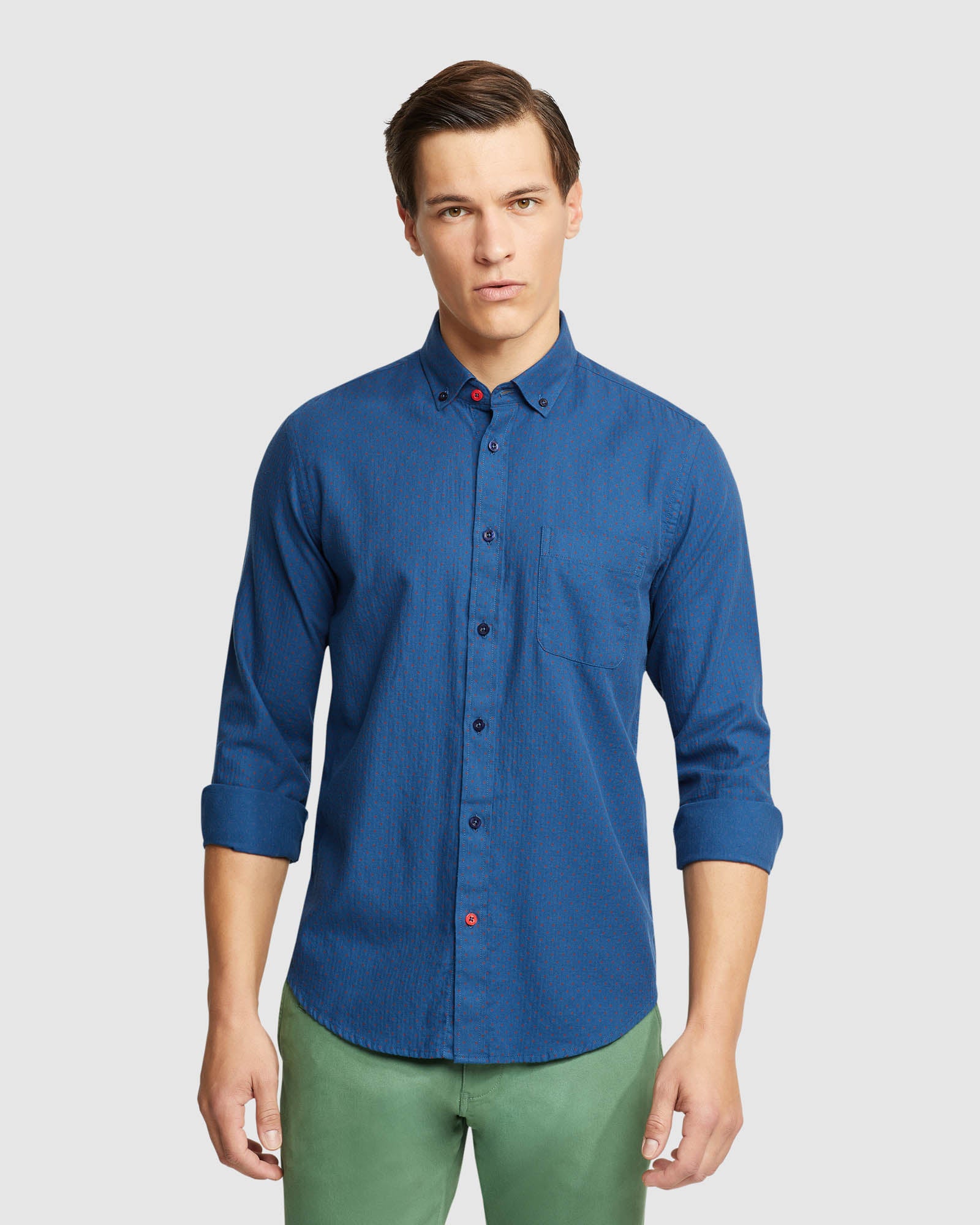 STRATTON SPOT PRINTED SHIRT