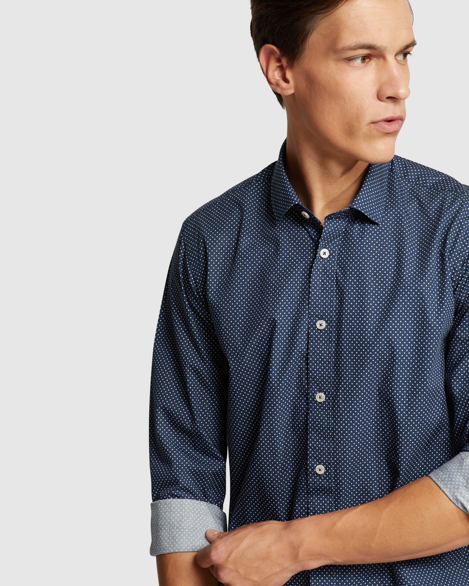 KENTON PRINTED COTTON SHIRT