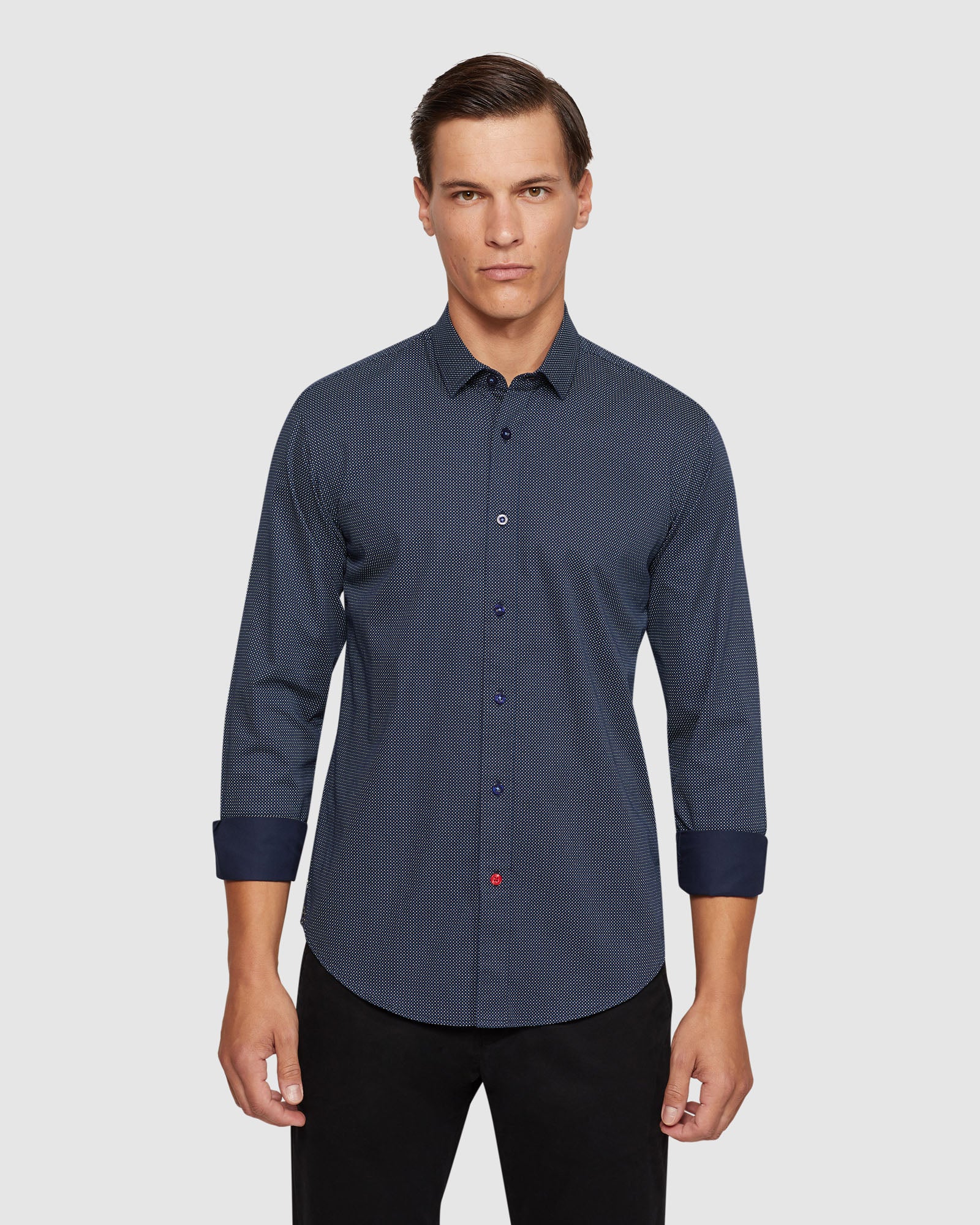 KENTON PRINTED COTTON SHIRT