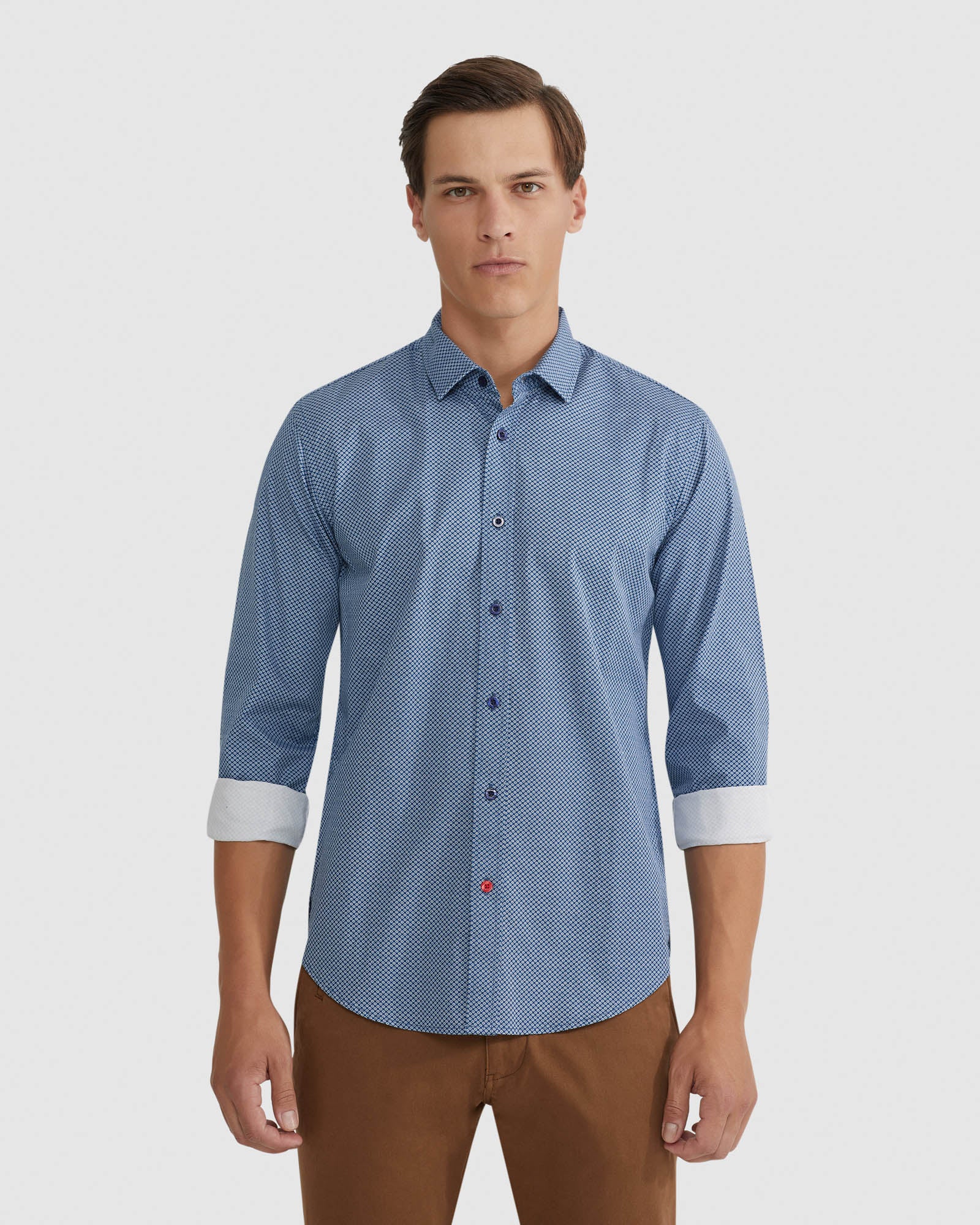 KENTON PRINTED COTTON SHIRT