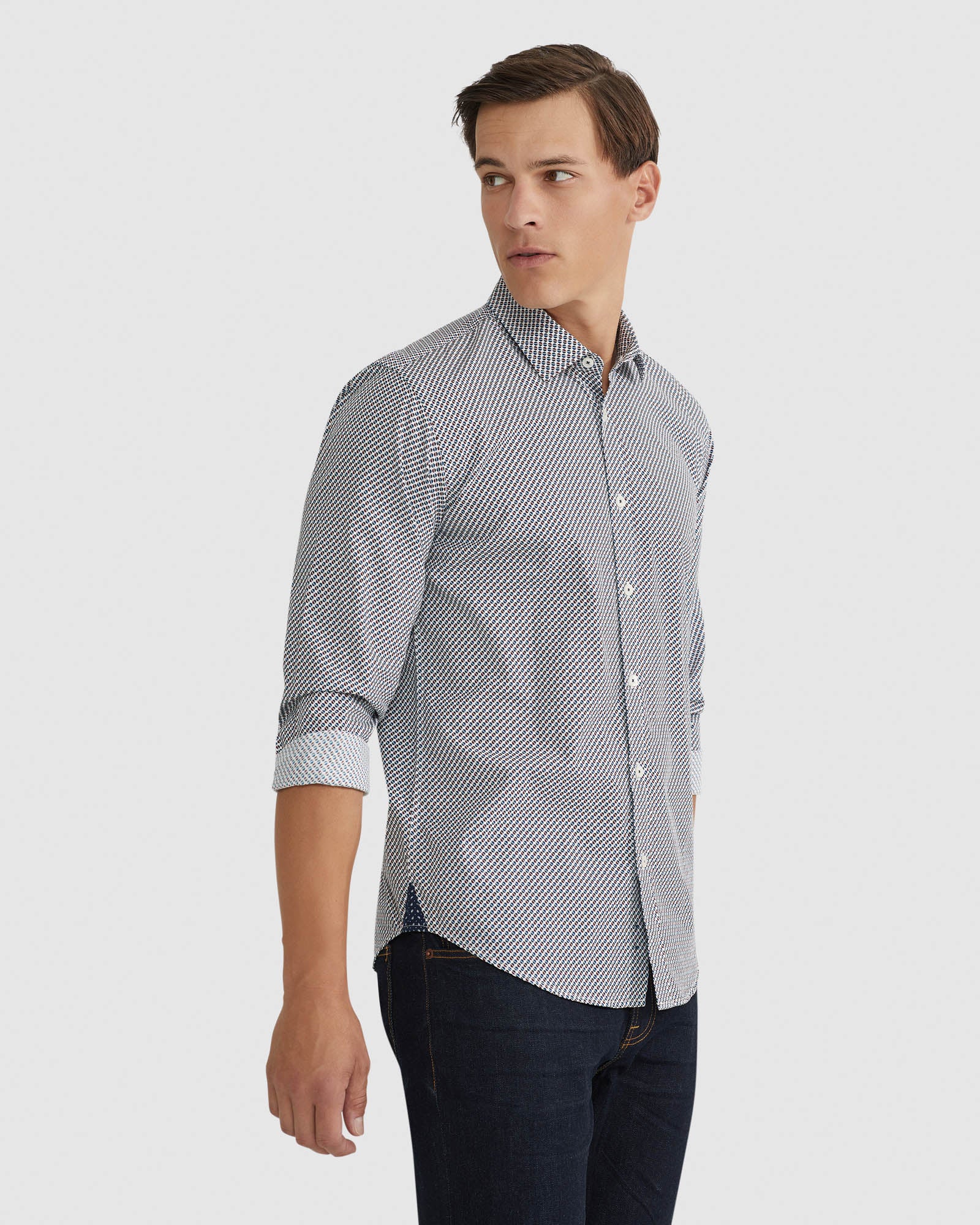 KENTON PRINTED COTTON SHIRT