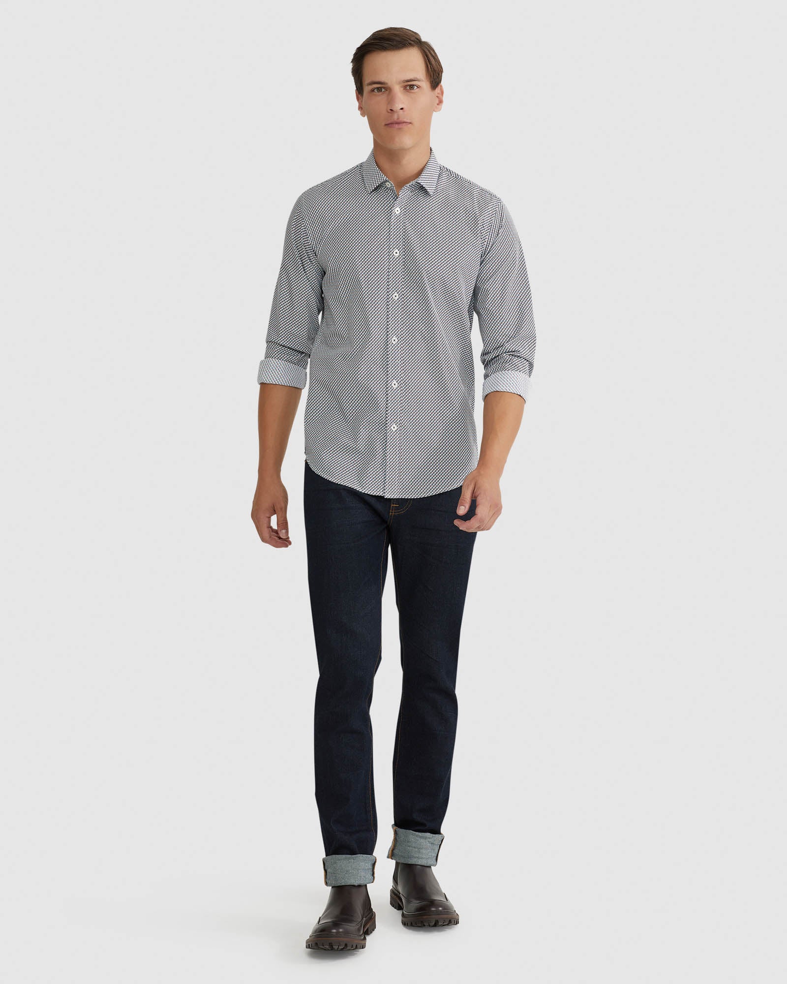 KENTON PRINTED COTTON SHIRT