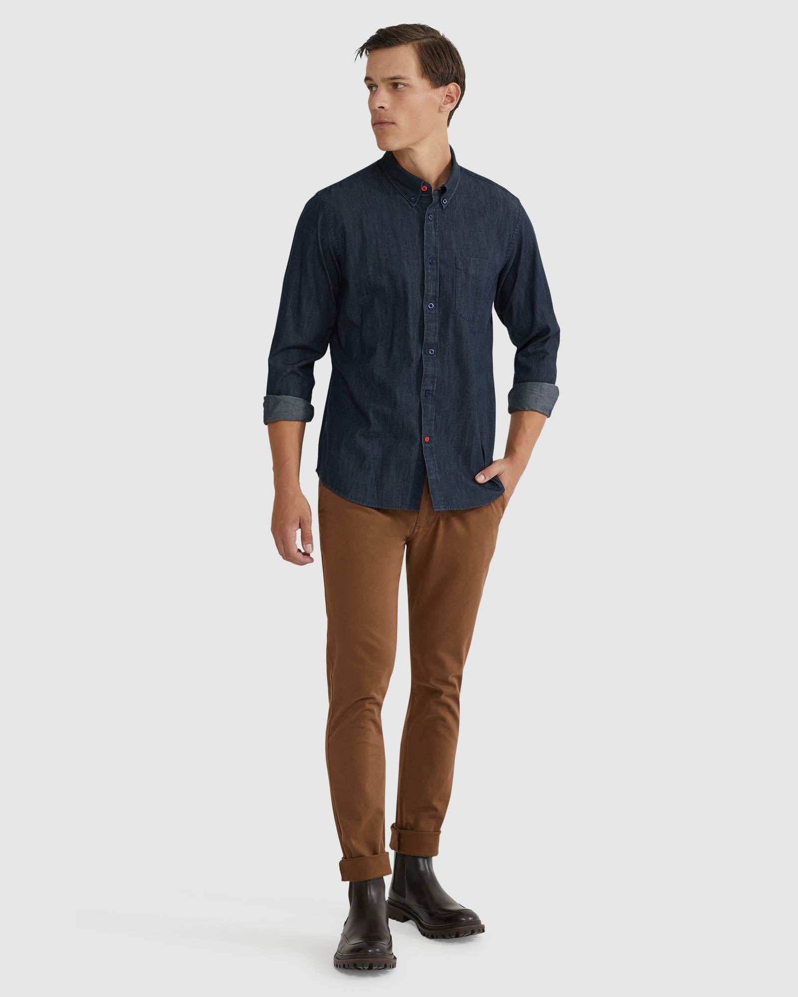 PORTLAND INDIGO DENIM SHIRT