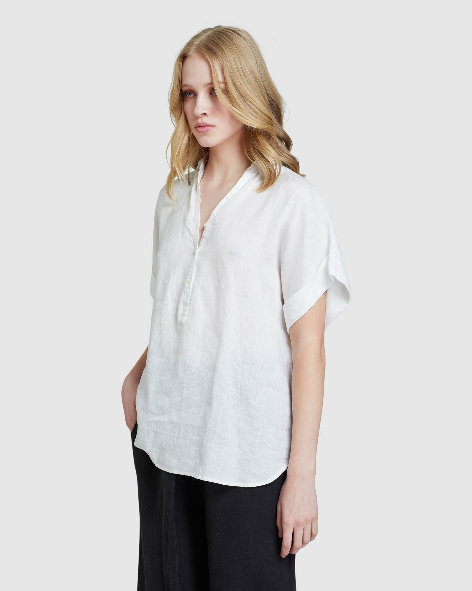 CARA LINEN SHIRT