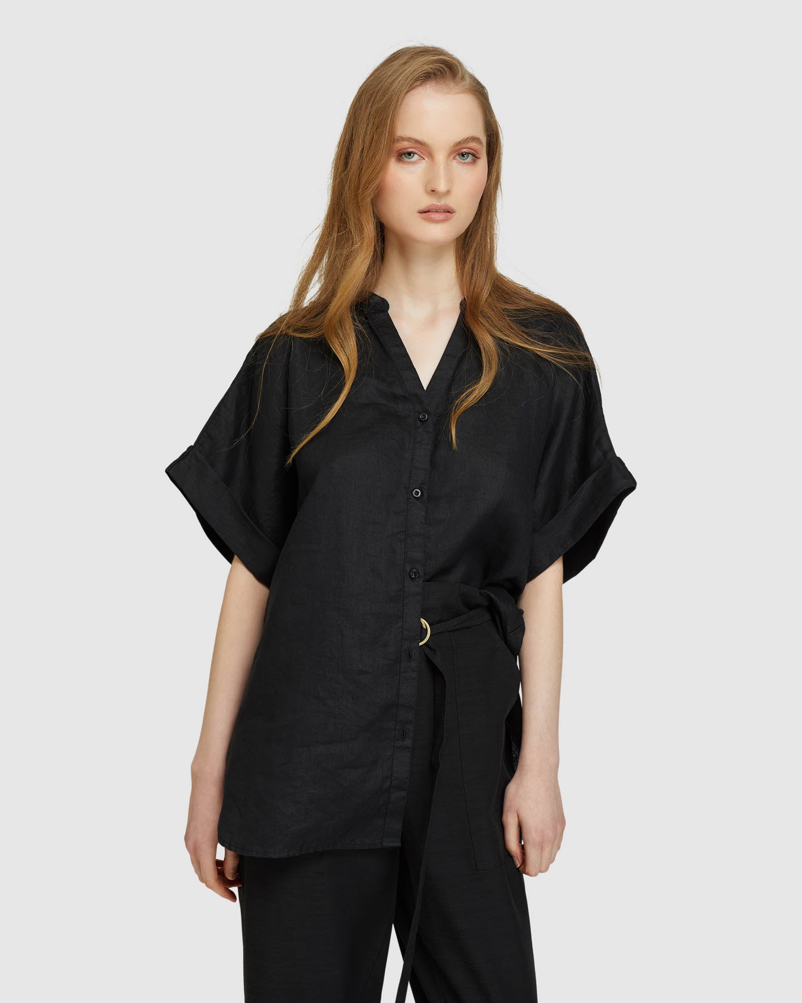 CARA PURE LINEN SHIRT