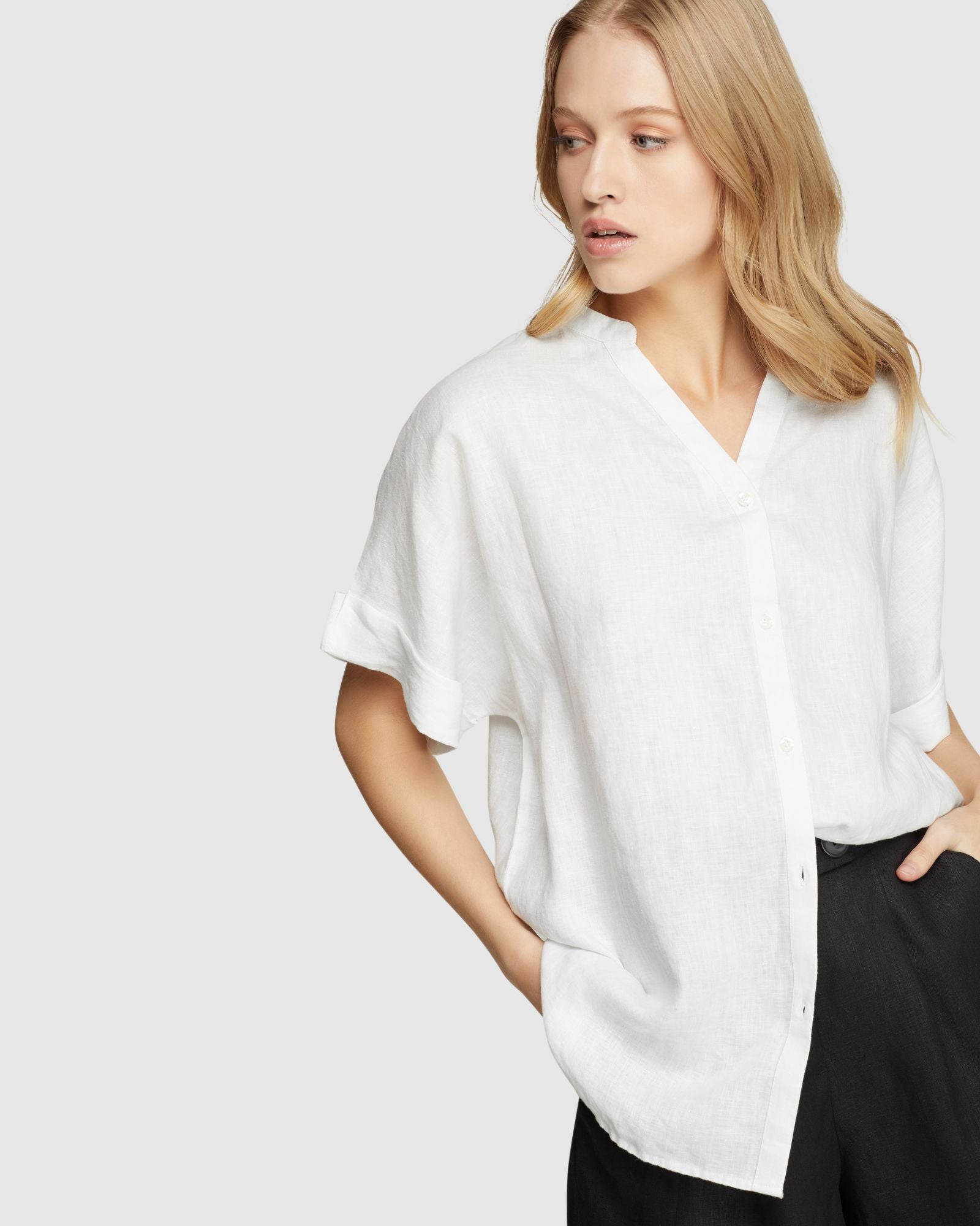 CARA PURE LINEN SHIRT