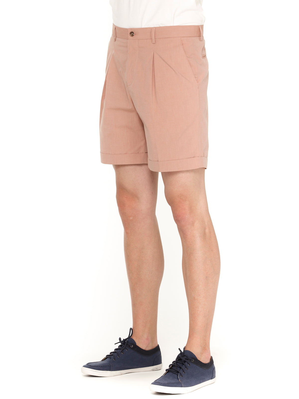 TAILORED PLEAT FRONT SHORTS