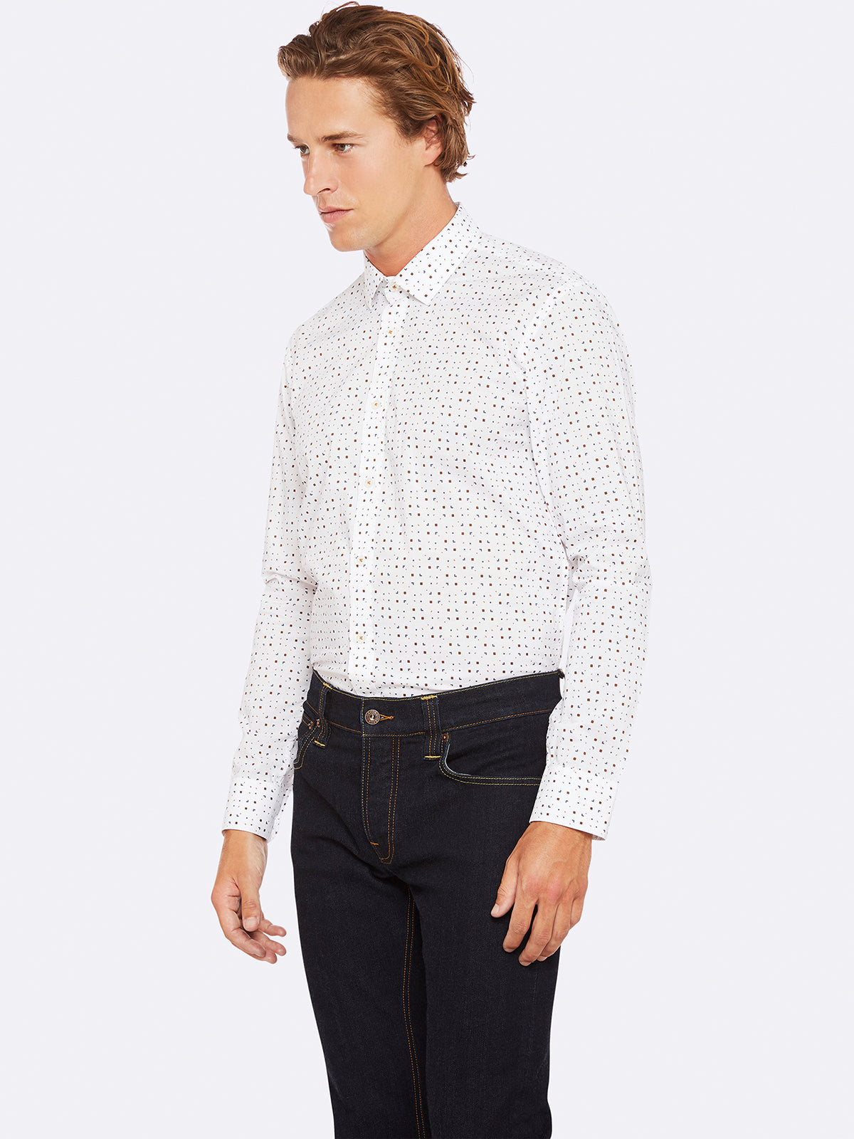 KENTON GEO PRINT SHIRT