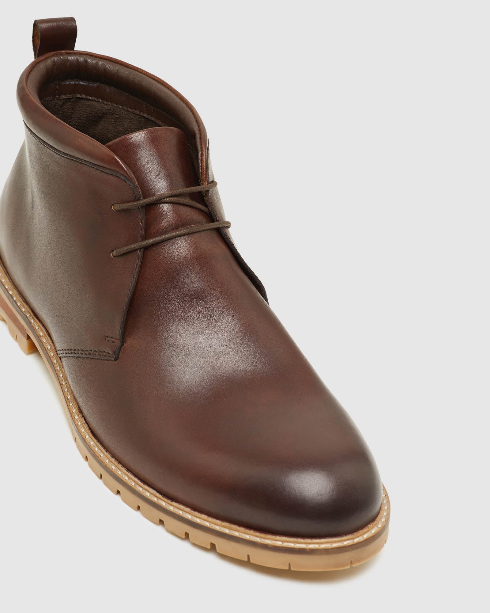 LENNOX LEATHER CHUKKA BOOTS