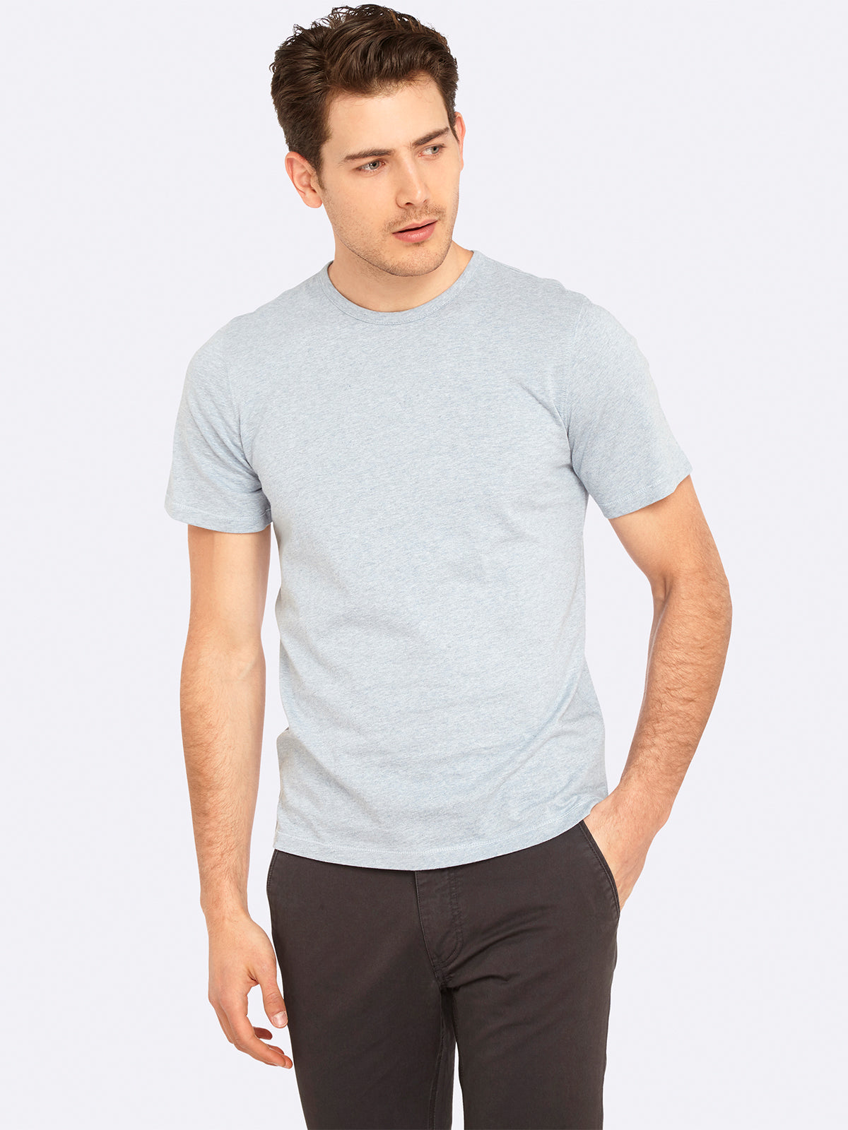 LEO COTTON/LINEN T-SHIRT