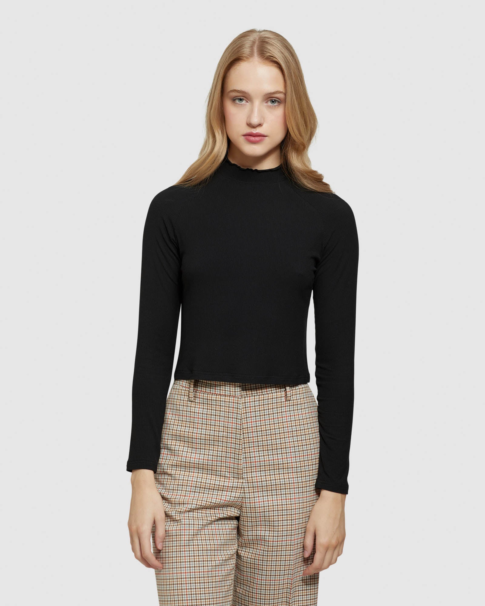 LOREN RIB LONG SLEEVE T-SHIRT