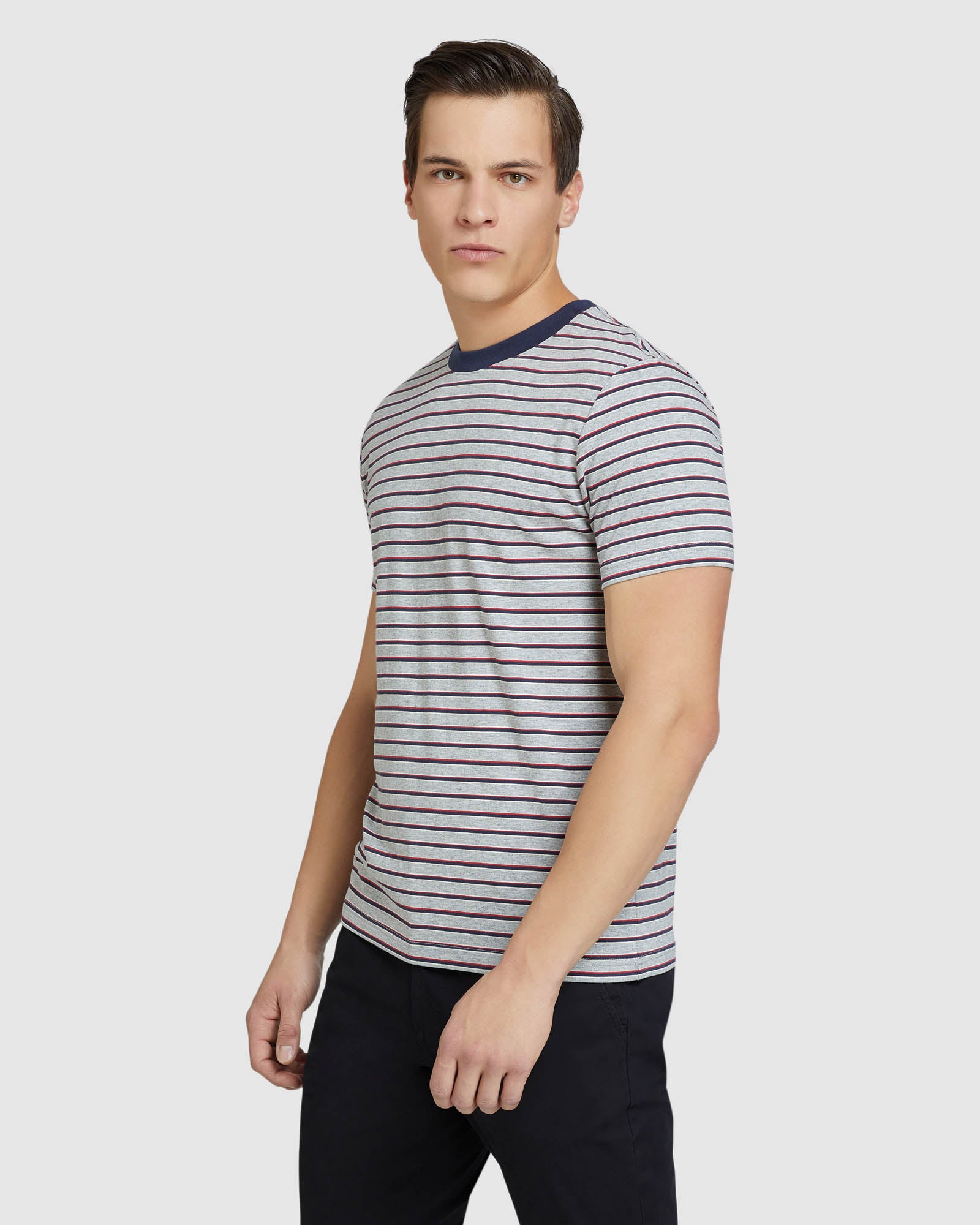 BARNEY STRIPED T-SHIRT