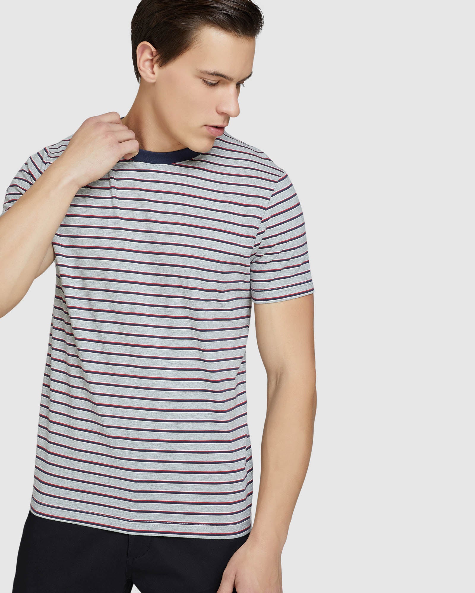 BARNEY STRIPED T-SHIRT