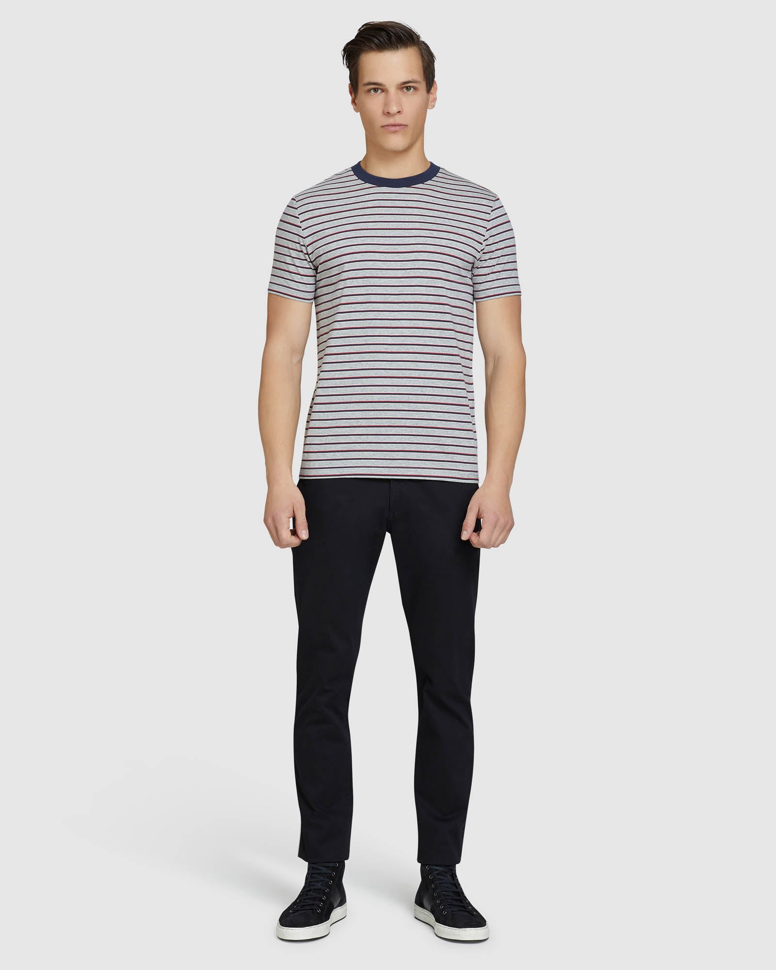 BARNEY STRIPED T-SHIRT