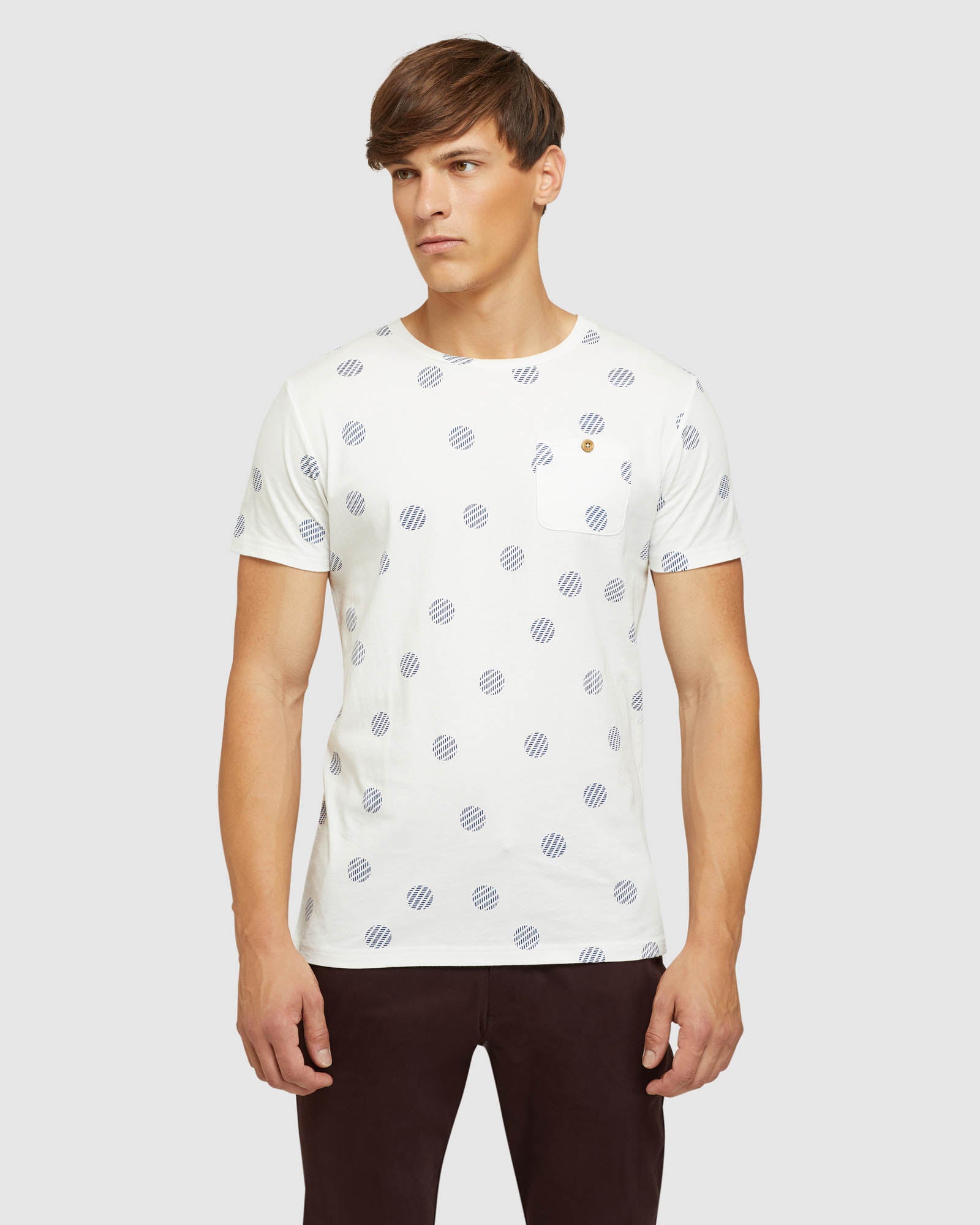 HENRY CIRCLE PRINTED T-SHIRT