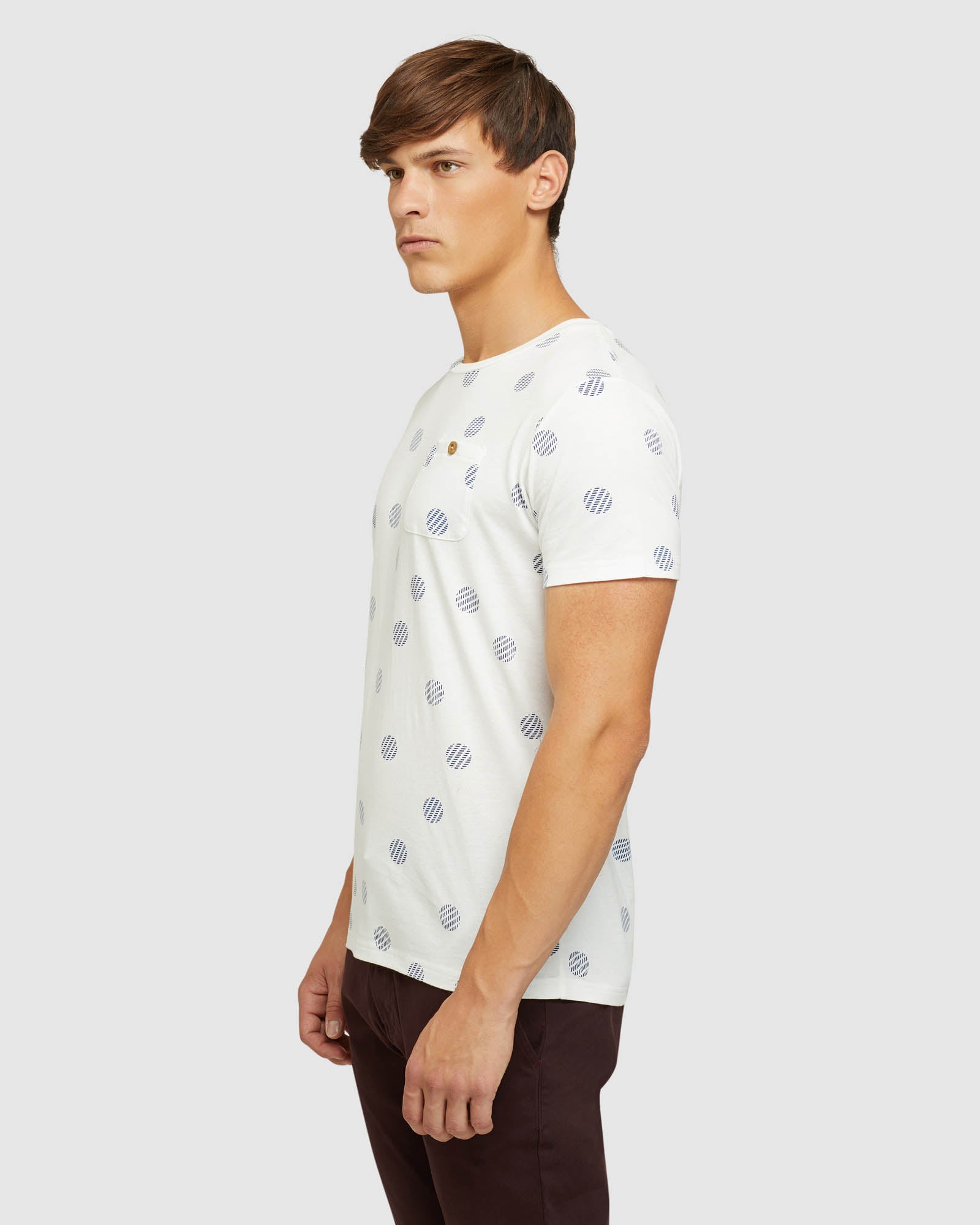 HENRY CIRCLE PRINTED T-SHIRT