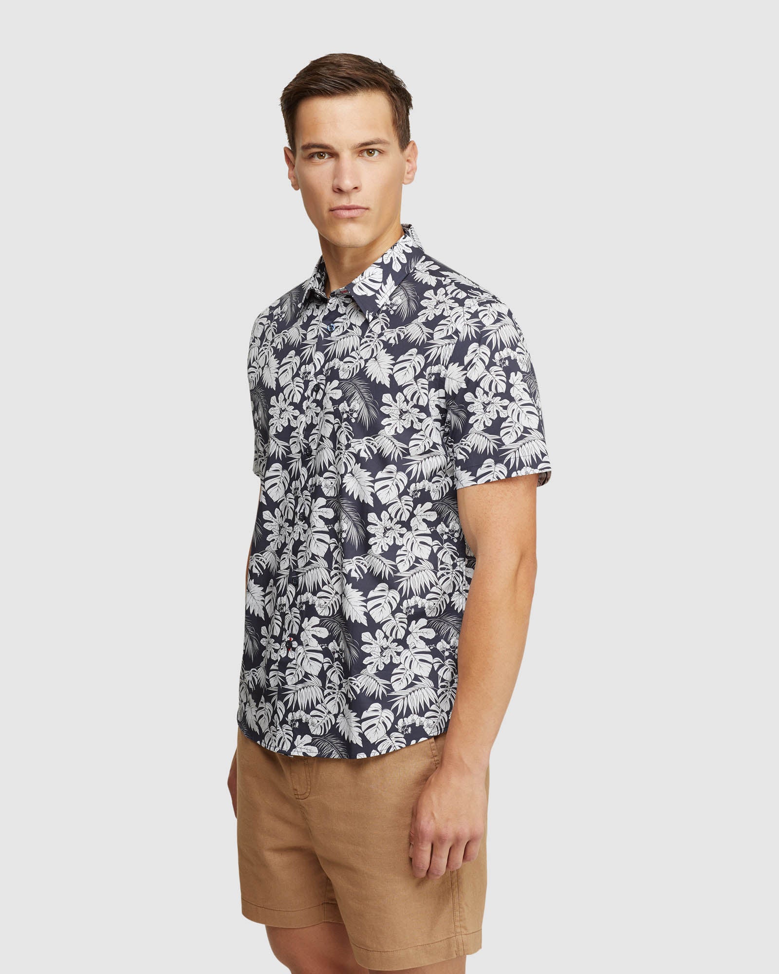 LEYTON PRINTED SHORT SLEEVE RELAX FT SHIRT