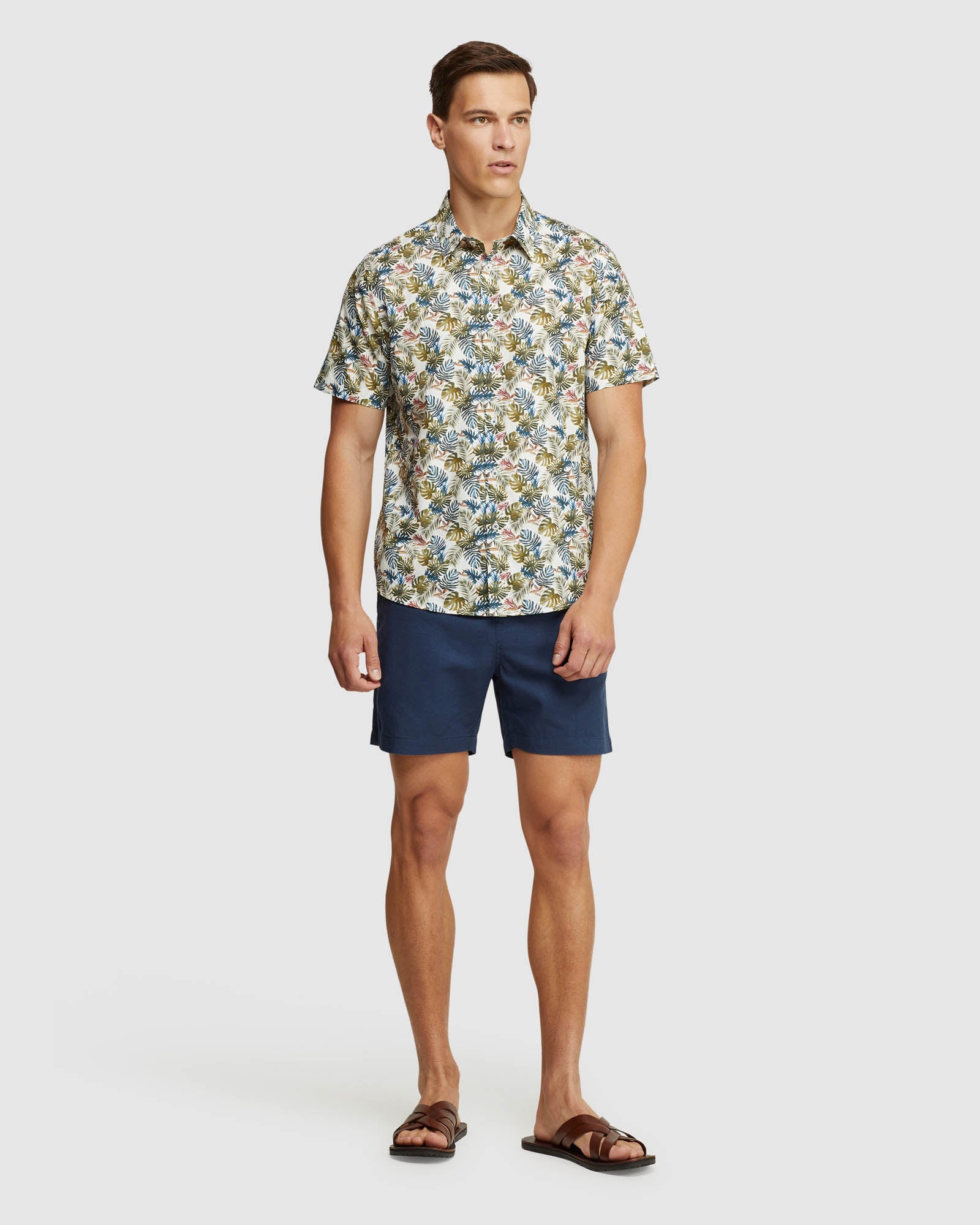 LEYTON PRINTED SHORT SLEEVE RELAX FT SHIRT