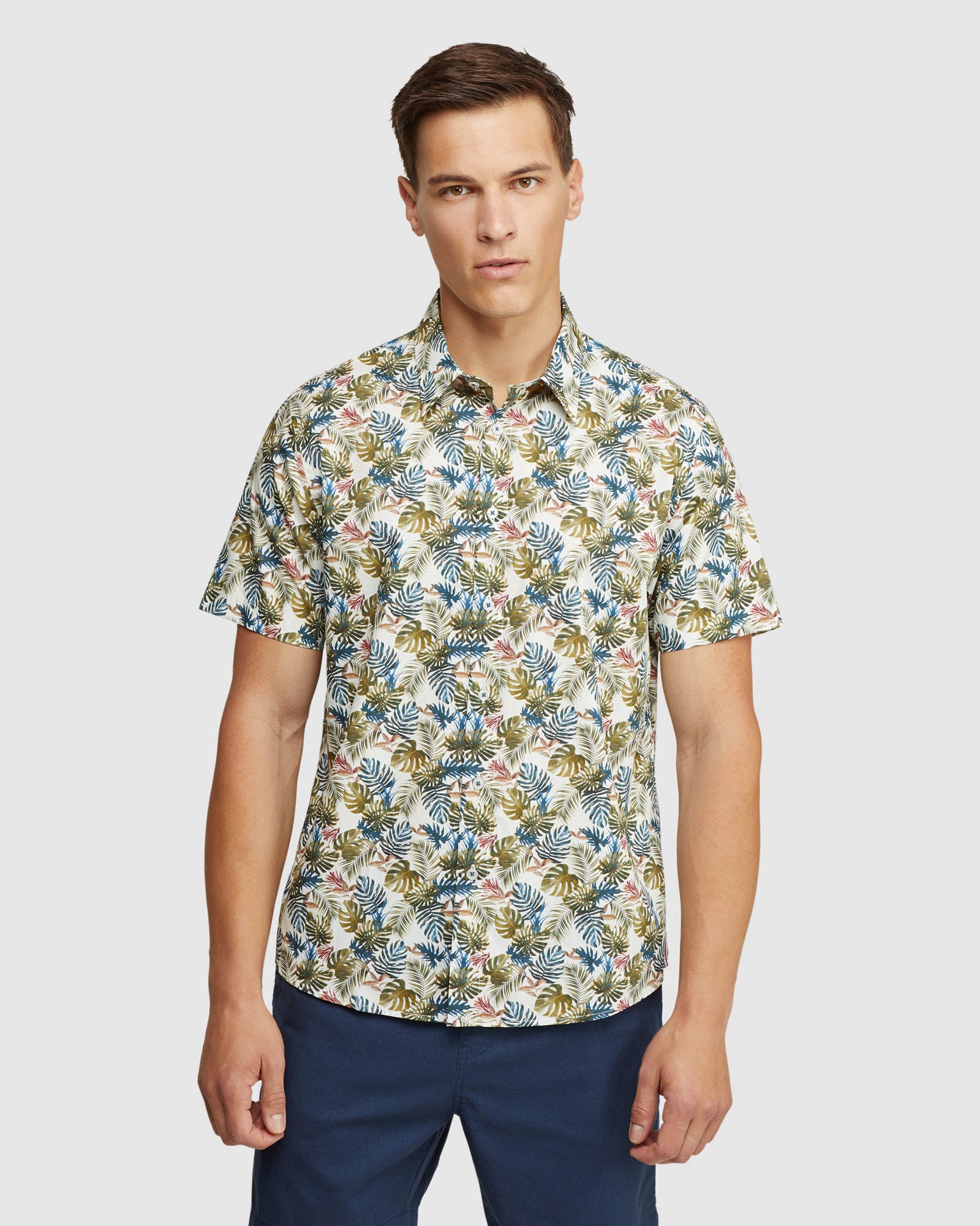 LEYTON PRINTED SHORT SLEEVE RELAX FT SHIRT