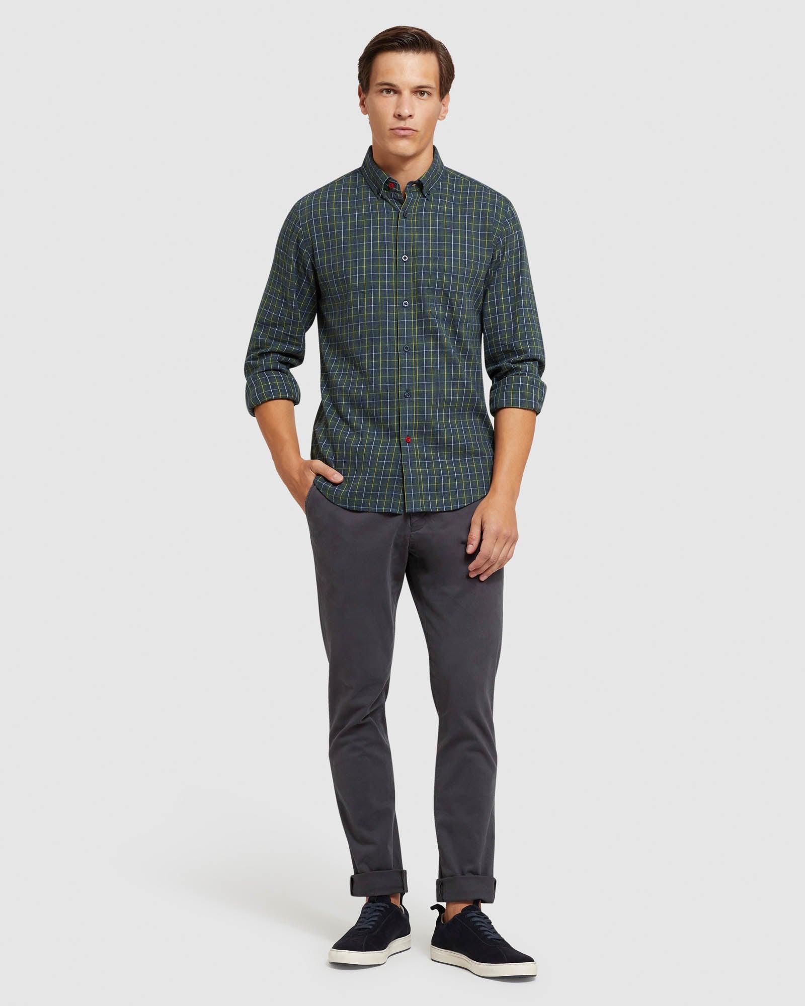 STRATTON BUTTON DOWN CHECK SHIRT