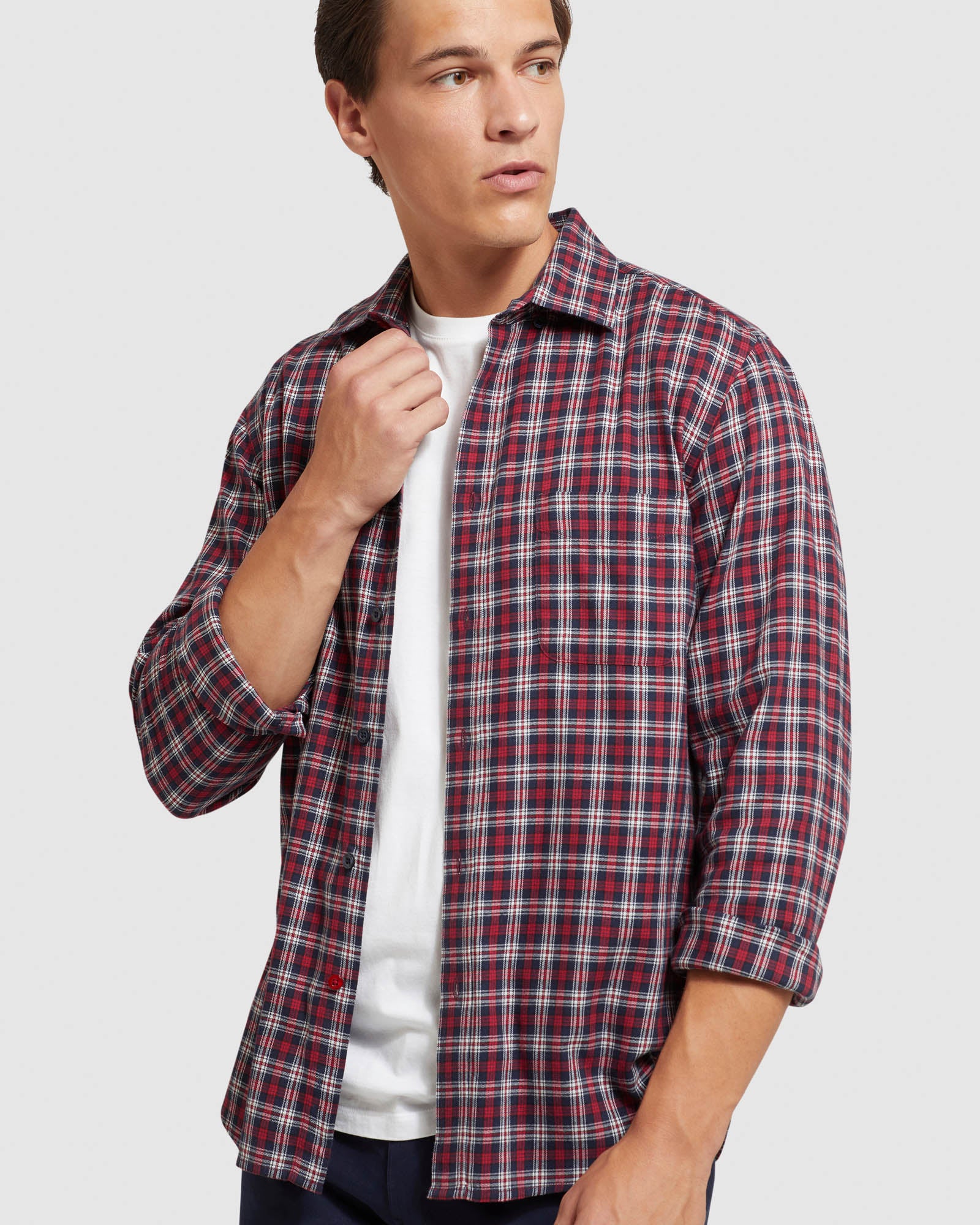 STRATTON BUTTON DOWN CHECK SHIRT