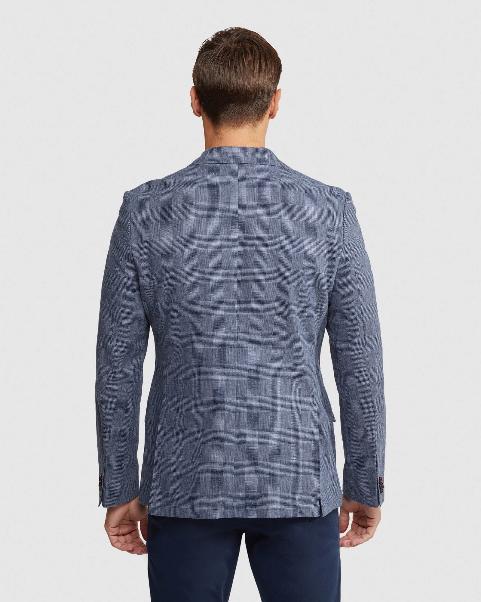 MILTON CHECKED UNLINED BLAZER