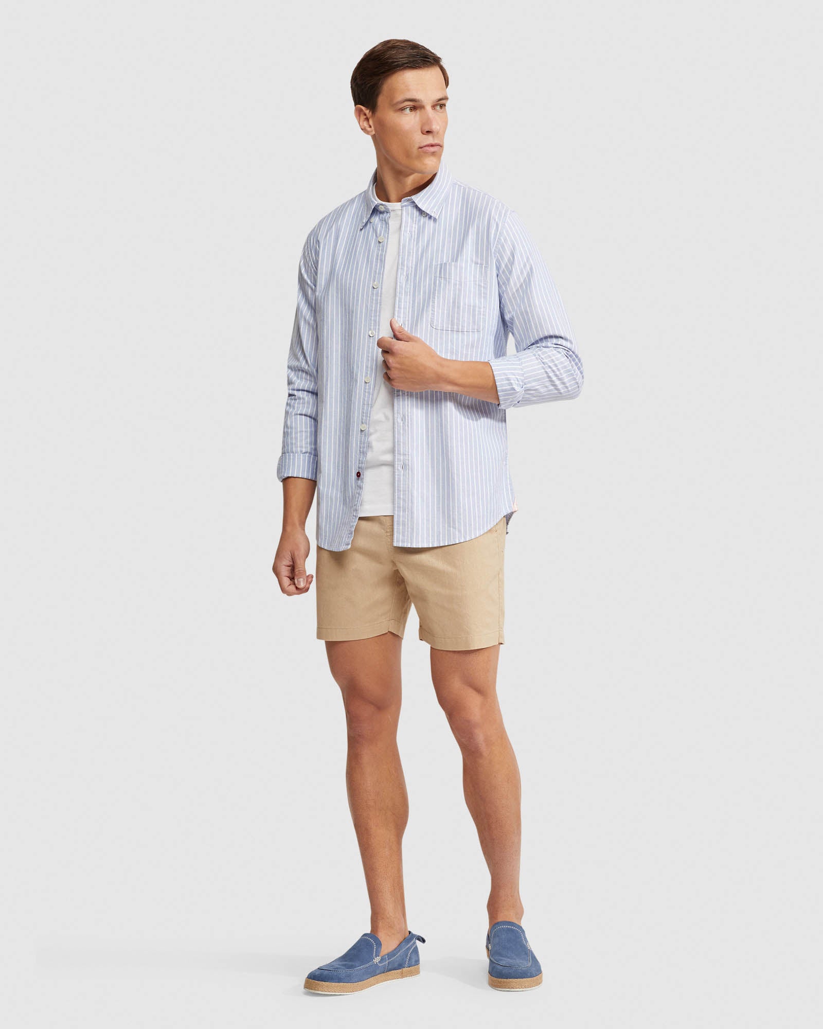 PORTLAND OXFORD WVE STRIPED SHIRT