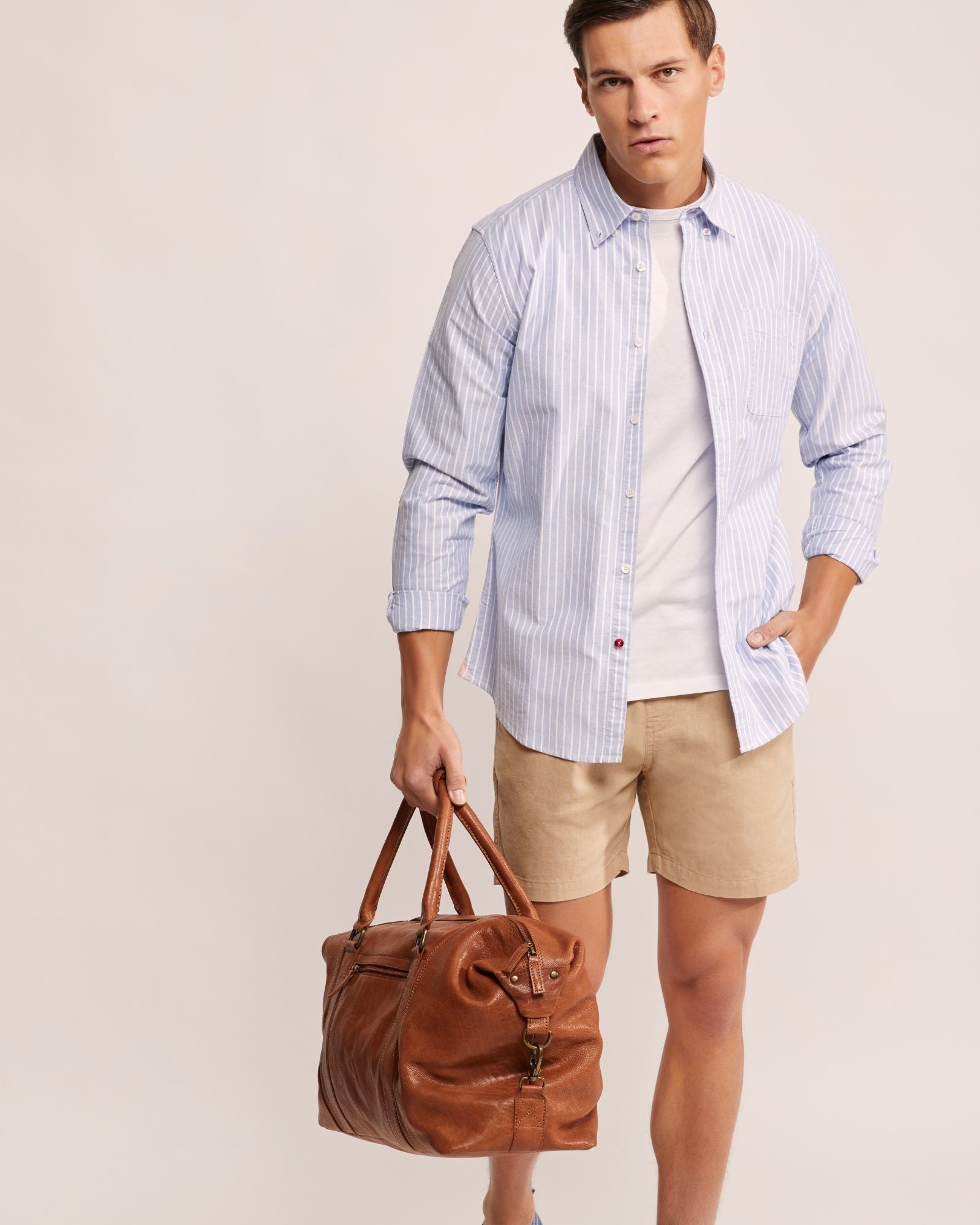 PORTLAND OXFORD WVE STRIPED SHIRT