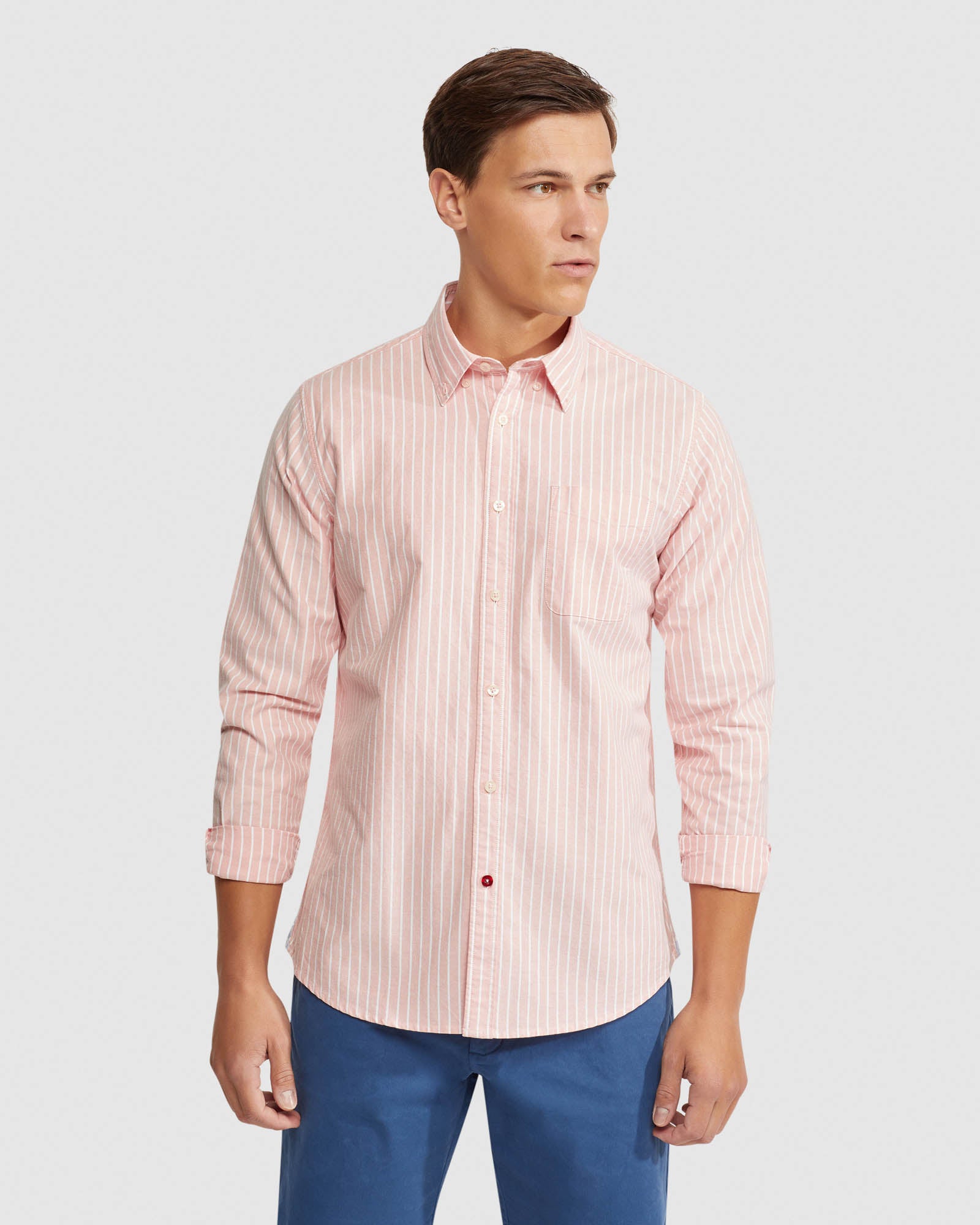 PORTLAND OXFORD WVE STRIPED SHIRT