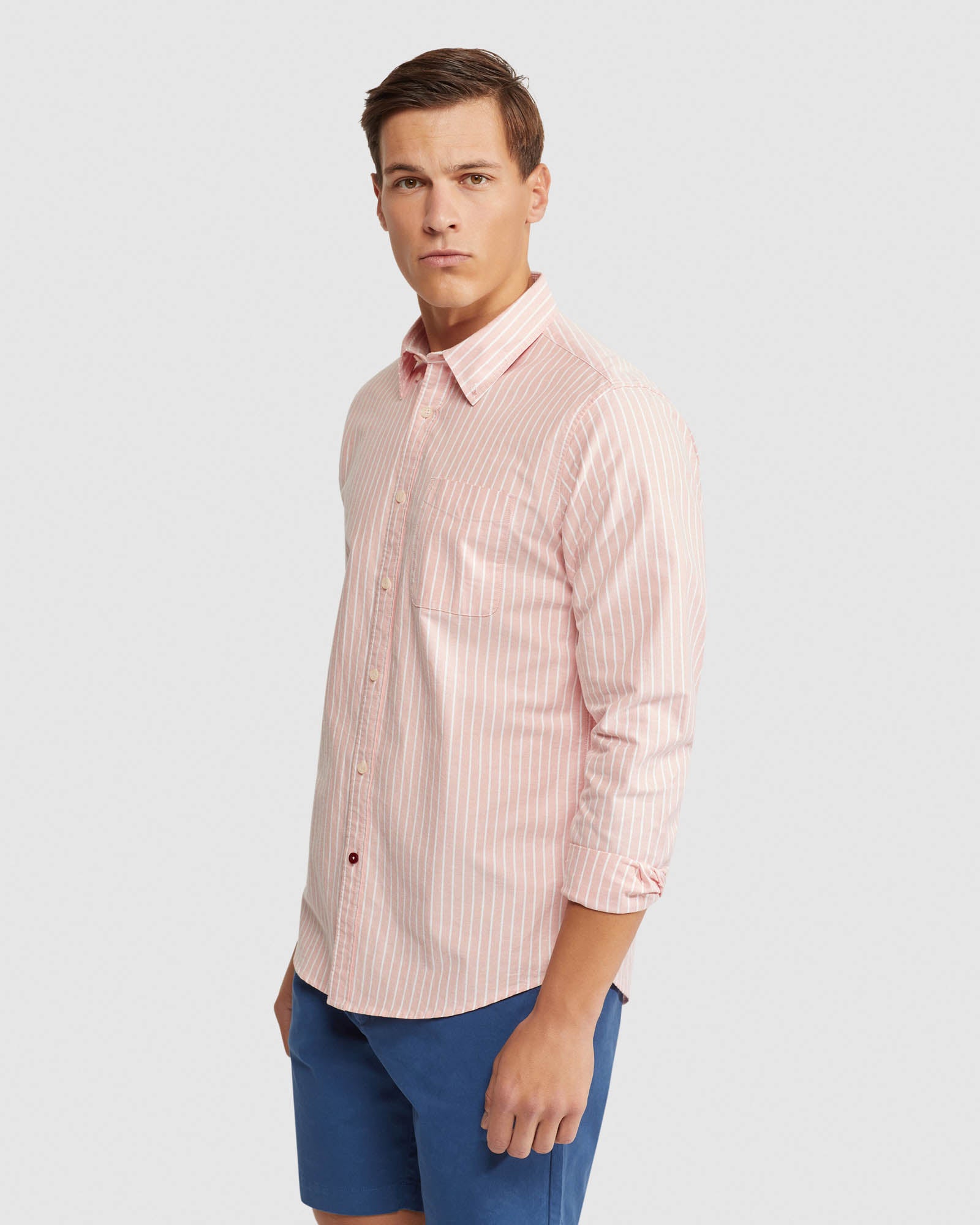 PORTLAND OXFORD WVE STRIPED SHIRT