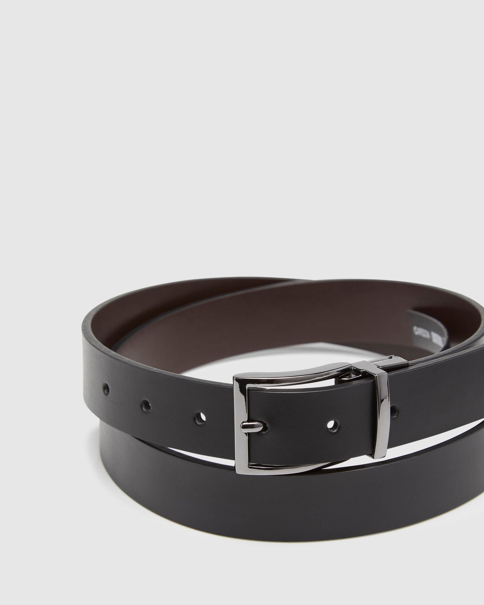 CARSON LEATHER REVERSIBLE BELT