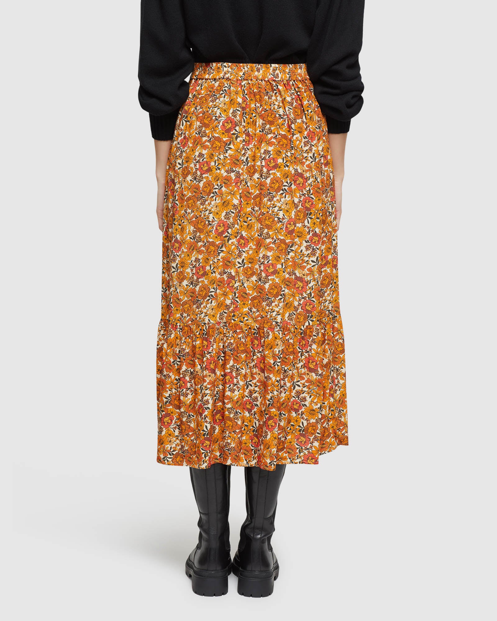 SAMARA FLORAL PRINTED SKIRT