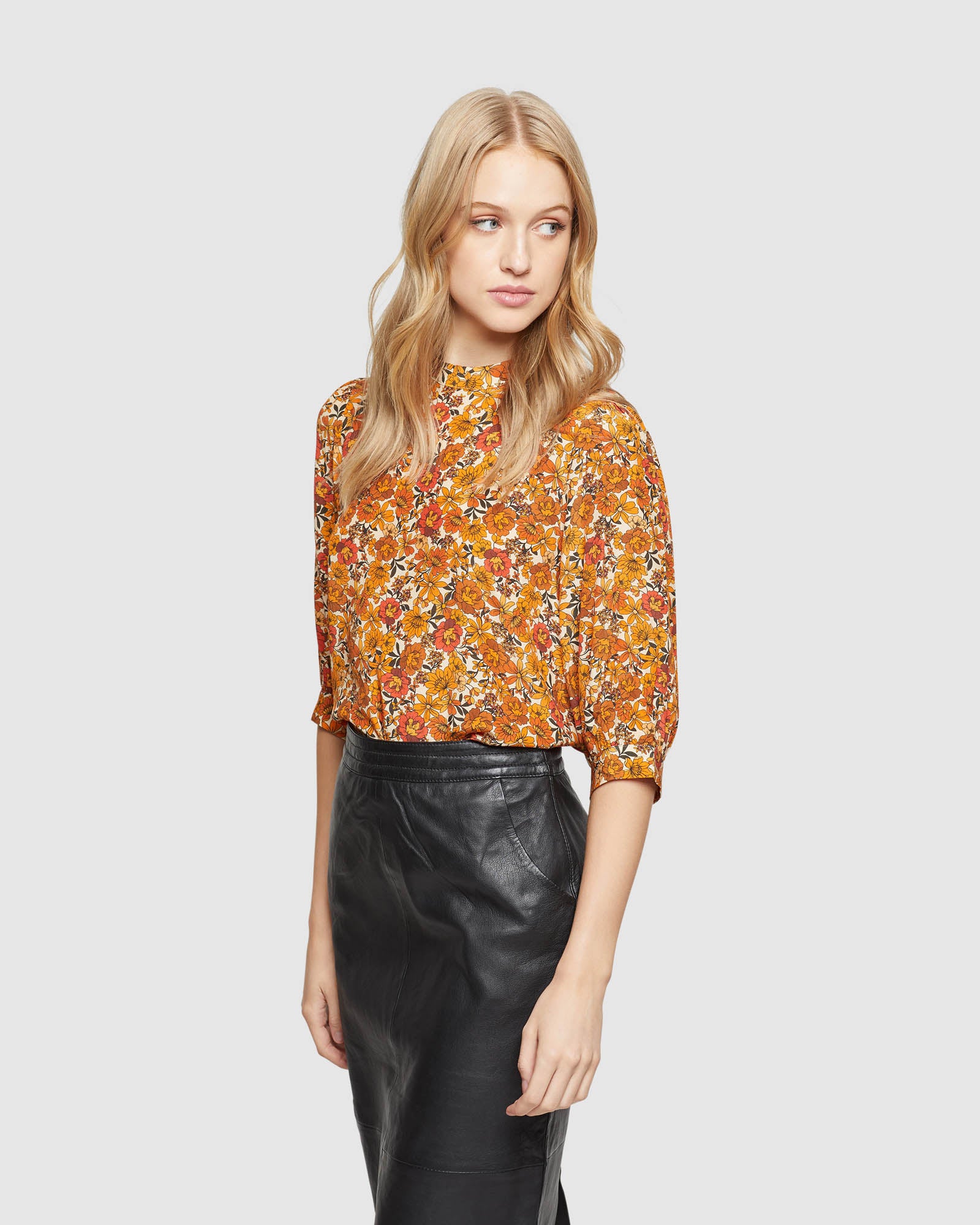 LIZZIE FLORAL PRINTED TOP