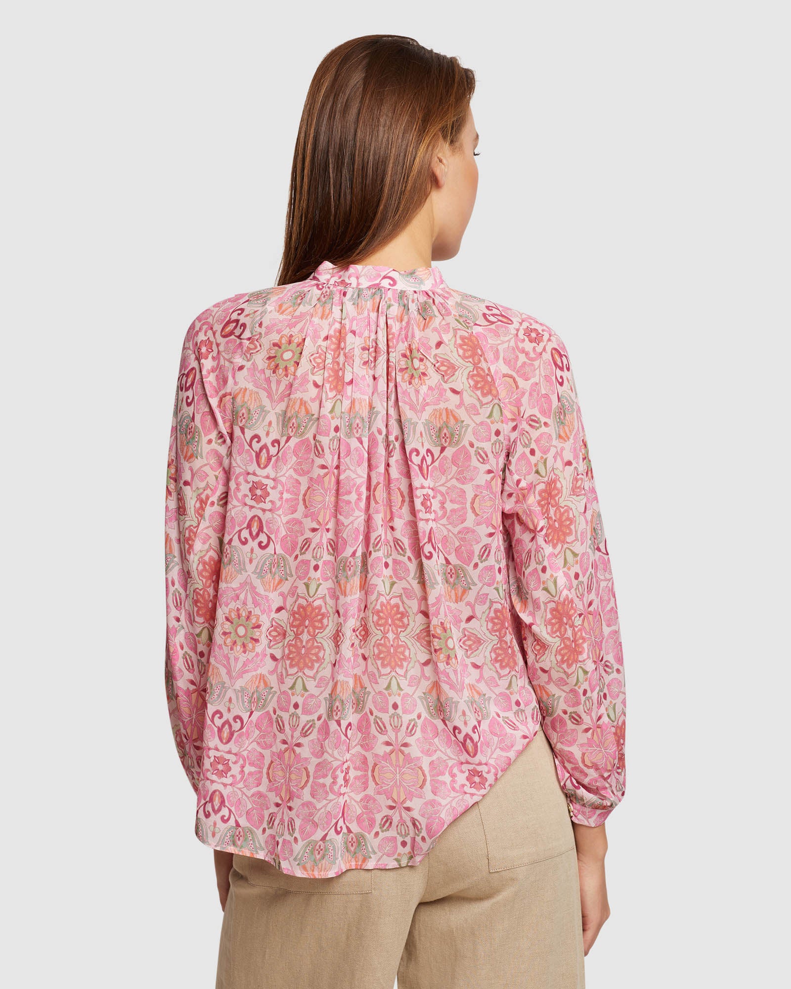 STEPHANIE FLORAL PRINT TUNIC TOP