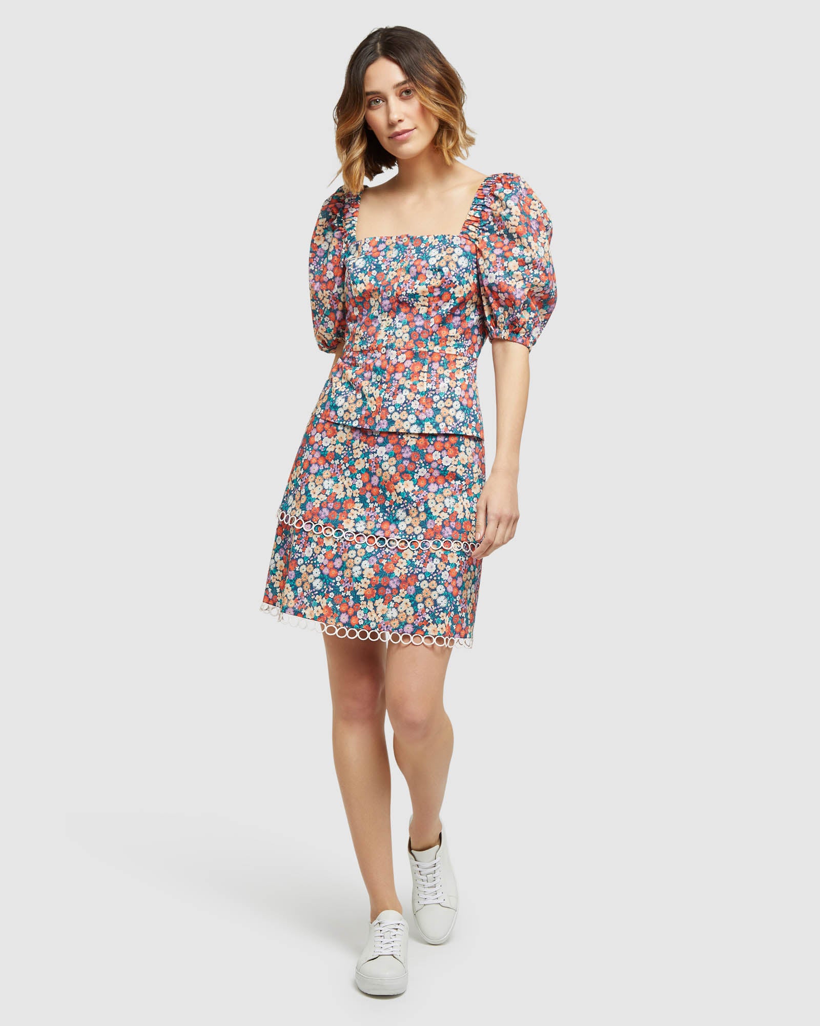 ZULU DITSY FLORAL TOP – Oxford Shop