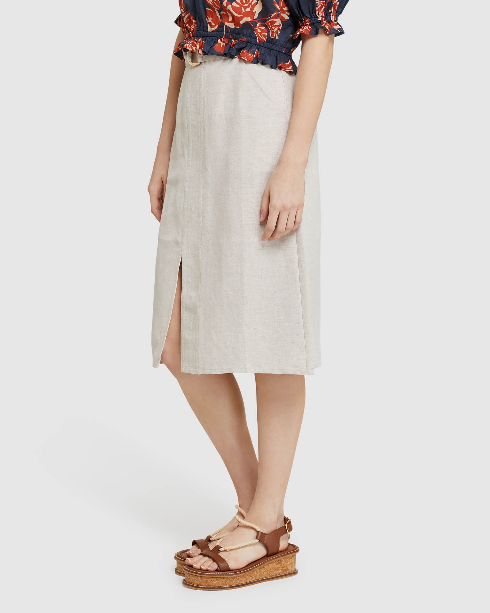 NOAH LINEN SKIRT