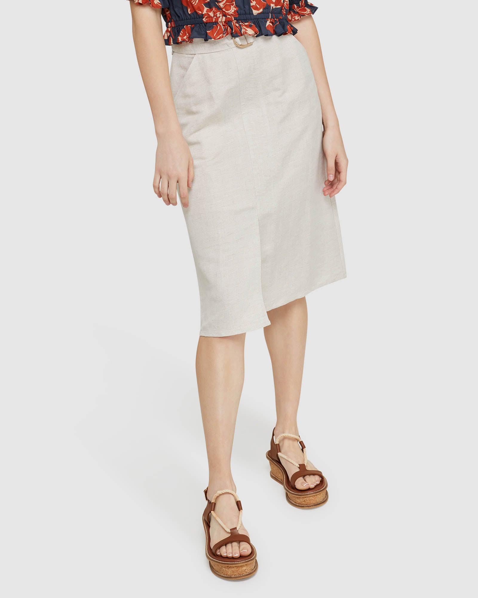 NOAH LINEN SKIRT