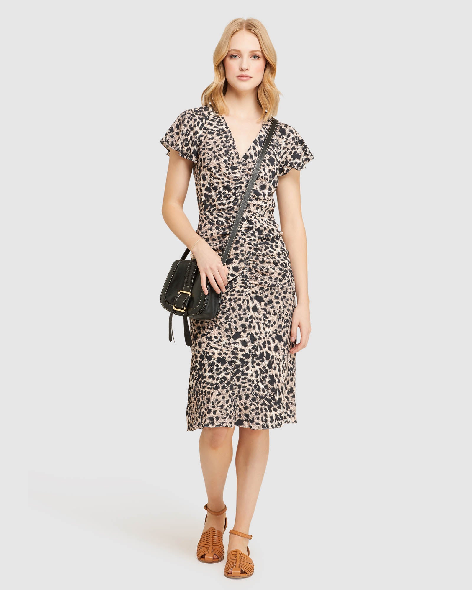 RINNA ANIMAL PRINT DRESS