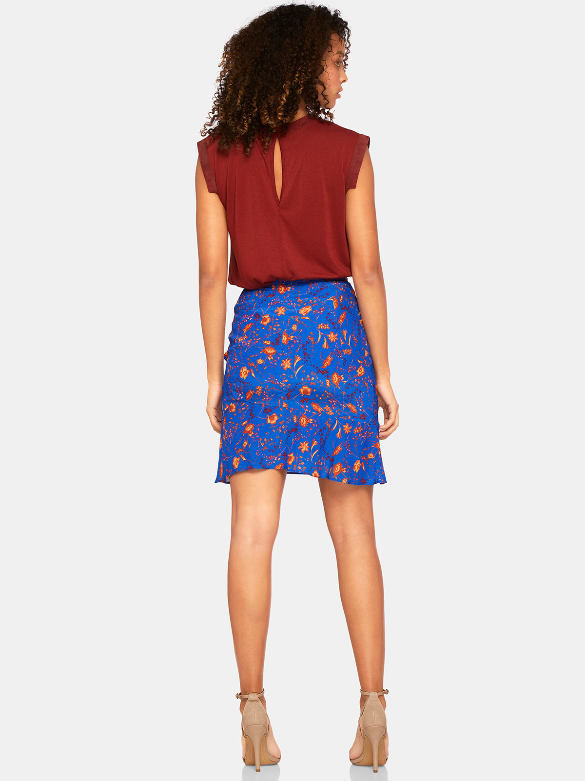 RENEE FLORAL PRINT SKIRT