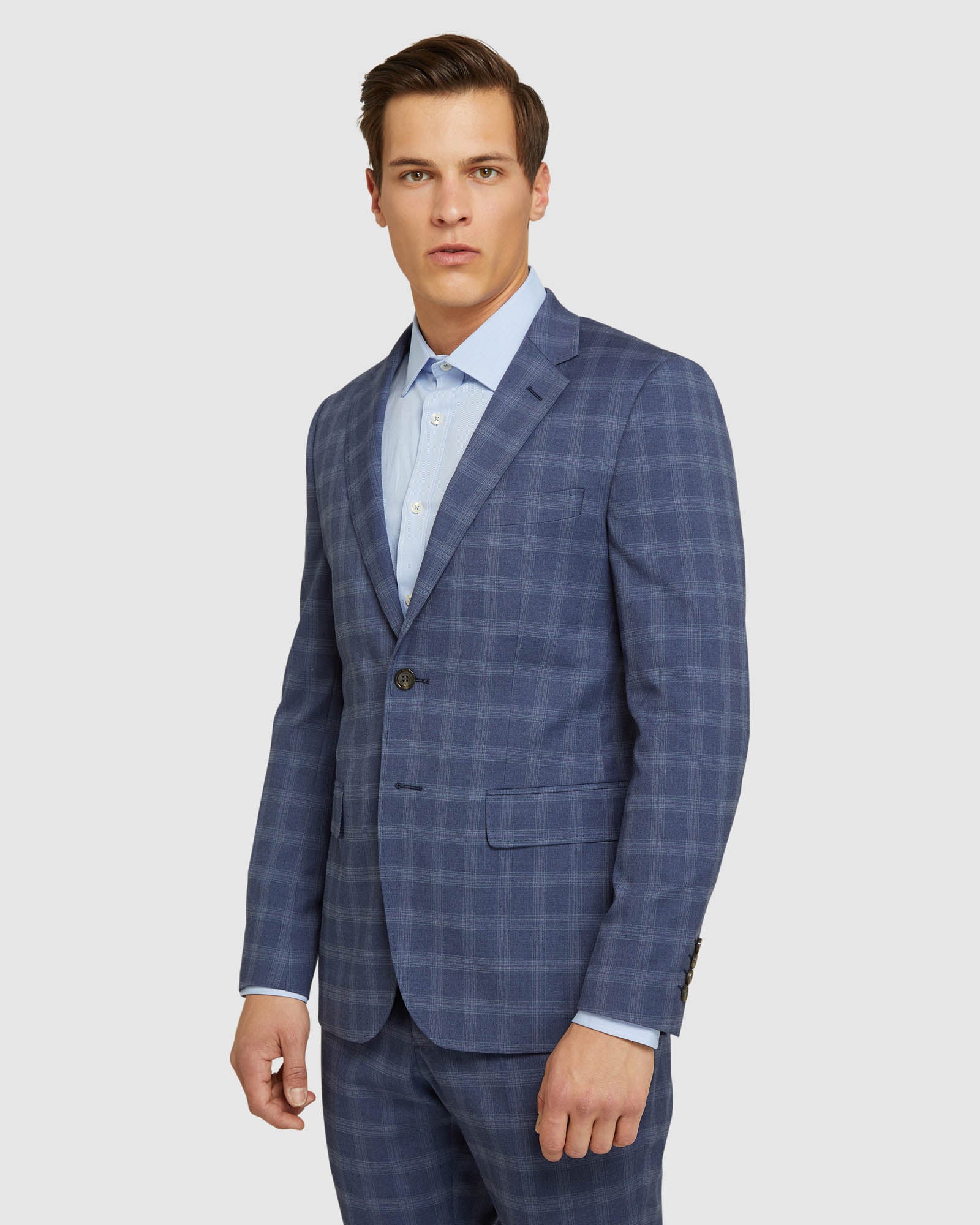 AUDEN ECO CHECKED SUIT JACKET