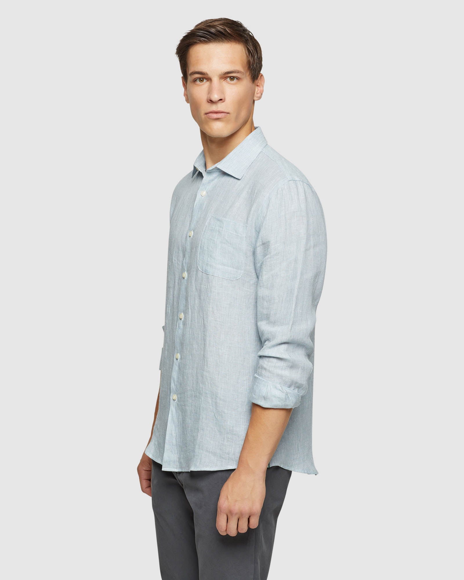 HOLLOWAY LINEN YARD DYE SHIRT