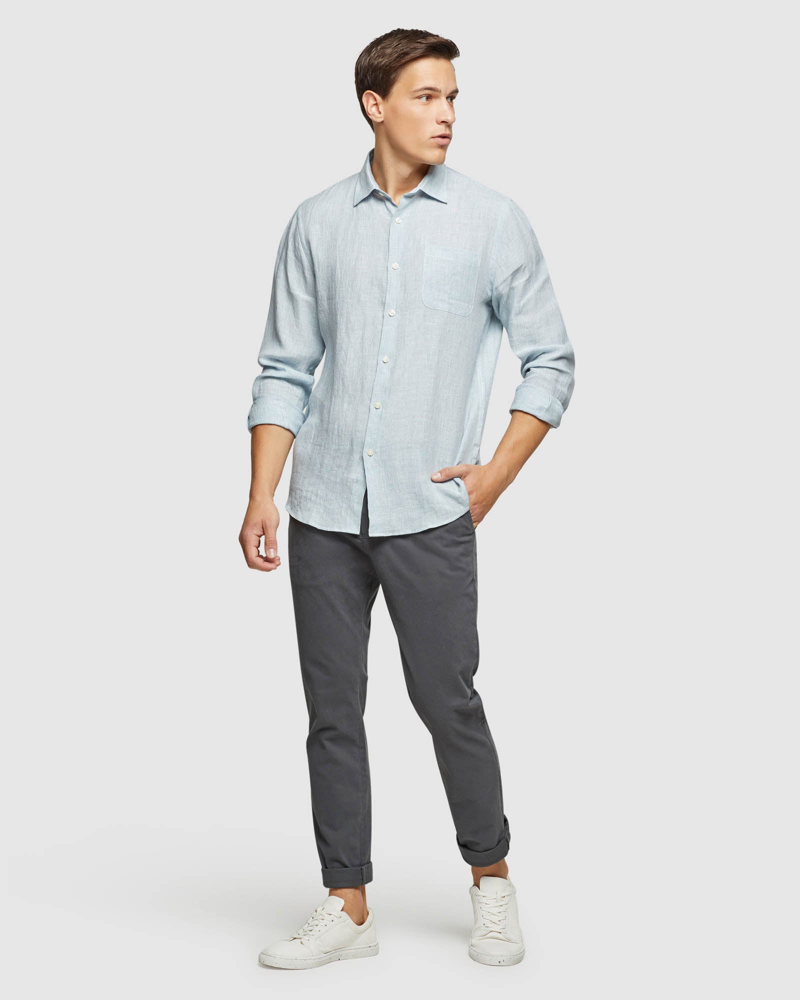 HOLLOWAY LINEN YARD DYE SHIRT