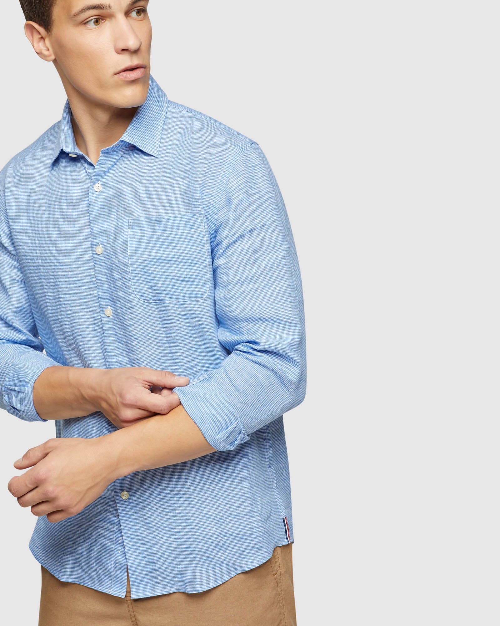 HOLLOWAY LINEN YARD DYE SHIRT