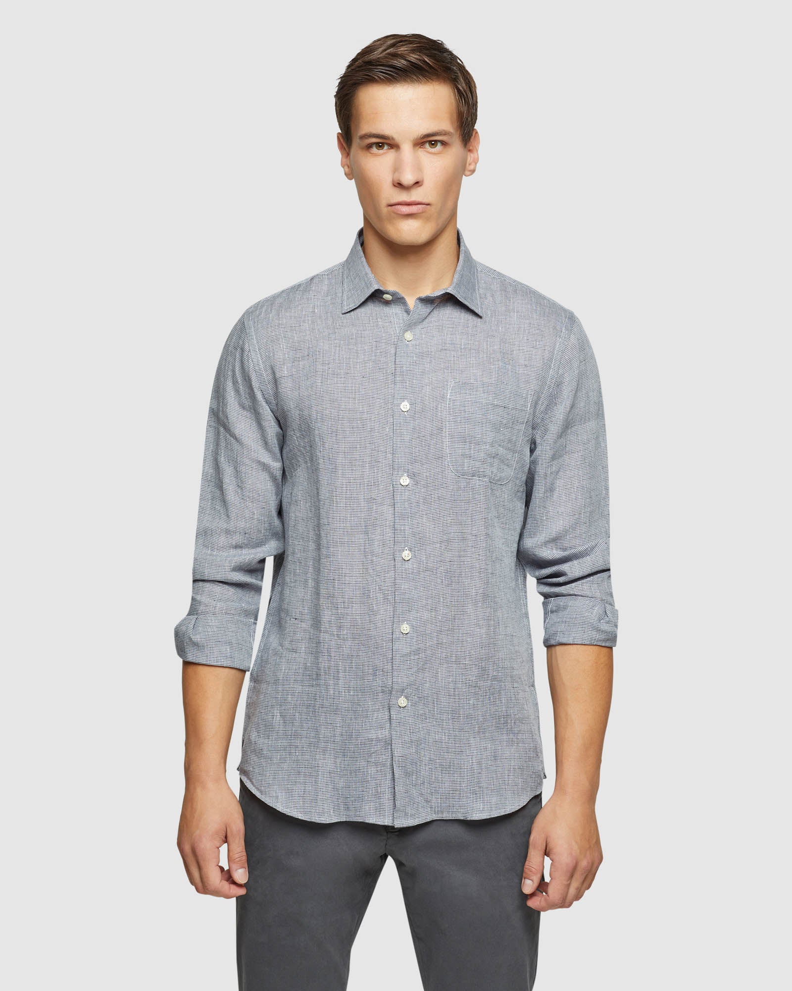 HOLLOWAY LINEN YARD DYE SHIRT