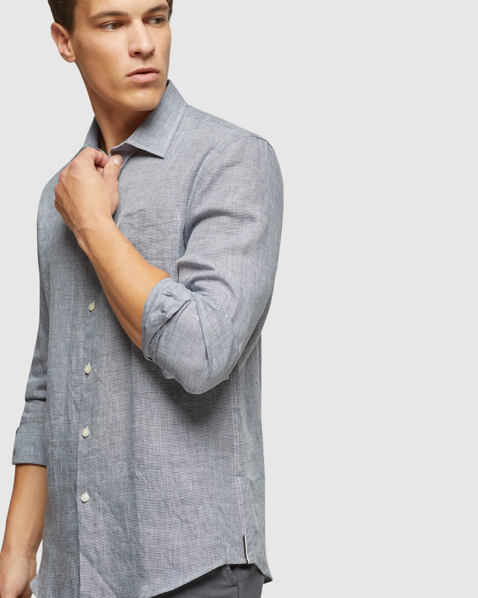 HOLLOWAY LINEN YARD DYE SHIRT