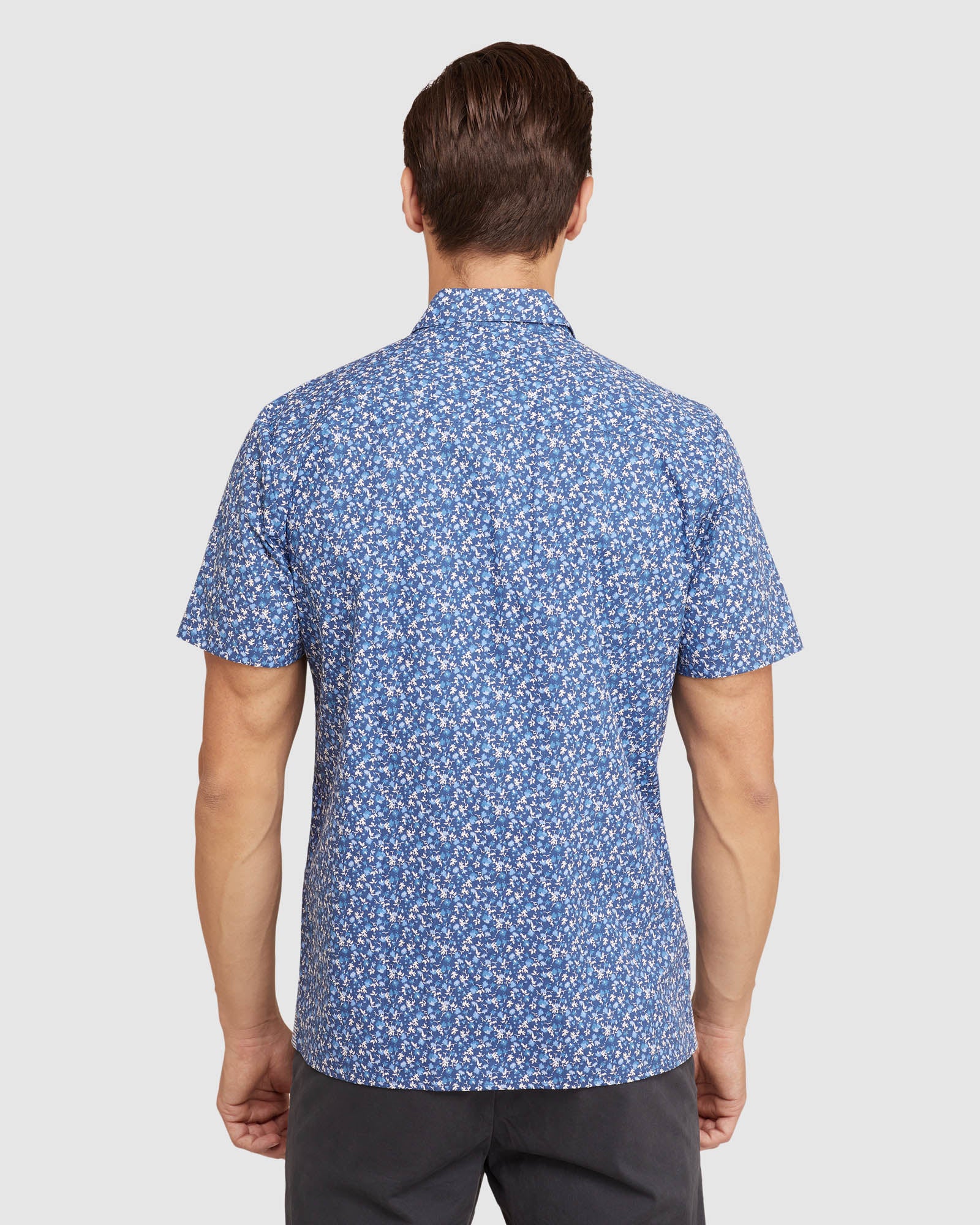 LEYTON FLORAL RELAX FIT SHORT SLEEVE SHIRT