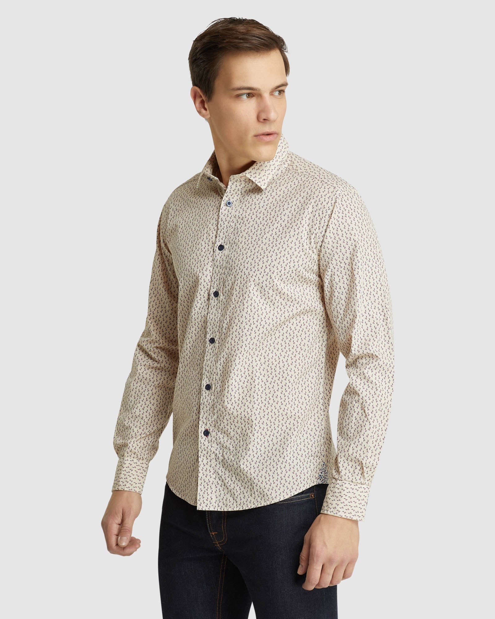 KENTON MOUNTAIN BIKE PRINT LUXURY SHIRT