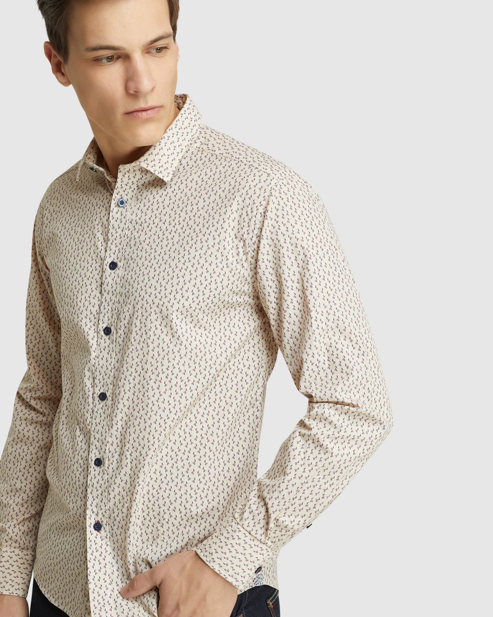 KENTON MOUNTAIN BIKE PRINT LUXURY SHIRT