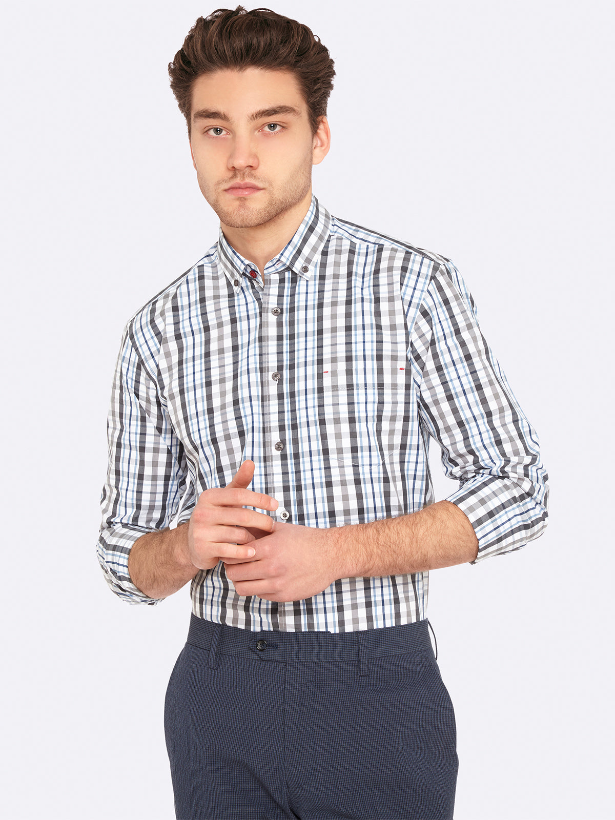 STRATTON CHECKED REGULAR SHIRT